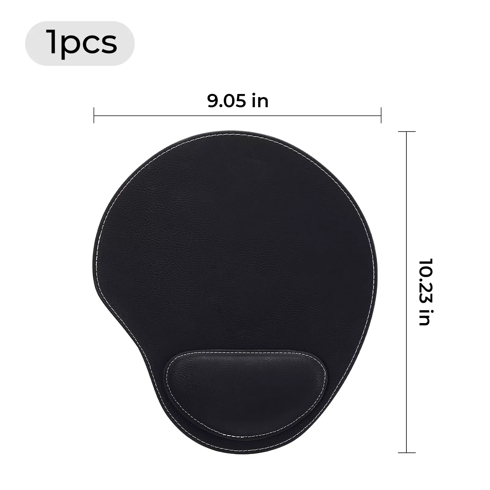 Laserable PU Mouse Pad with Wrist Support - Image 6