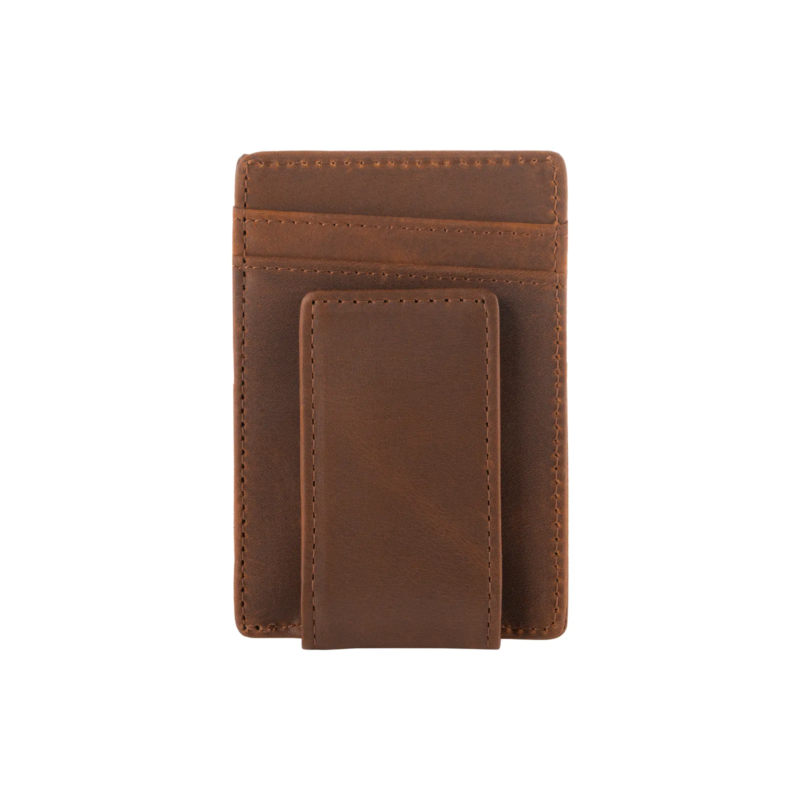 Leather Magnetic Money Clip Wallet (1pcs) - Image 6
