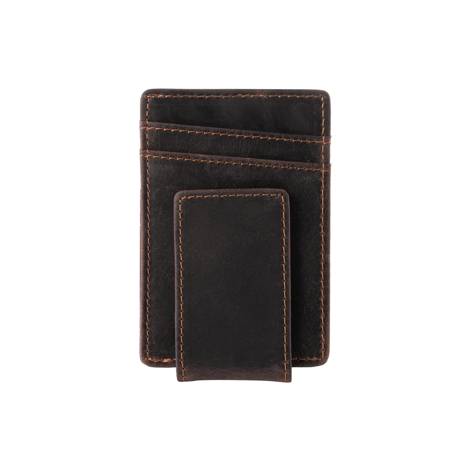 Leather Magnetic Money Clip Wallet (1pcs) - Image 9