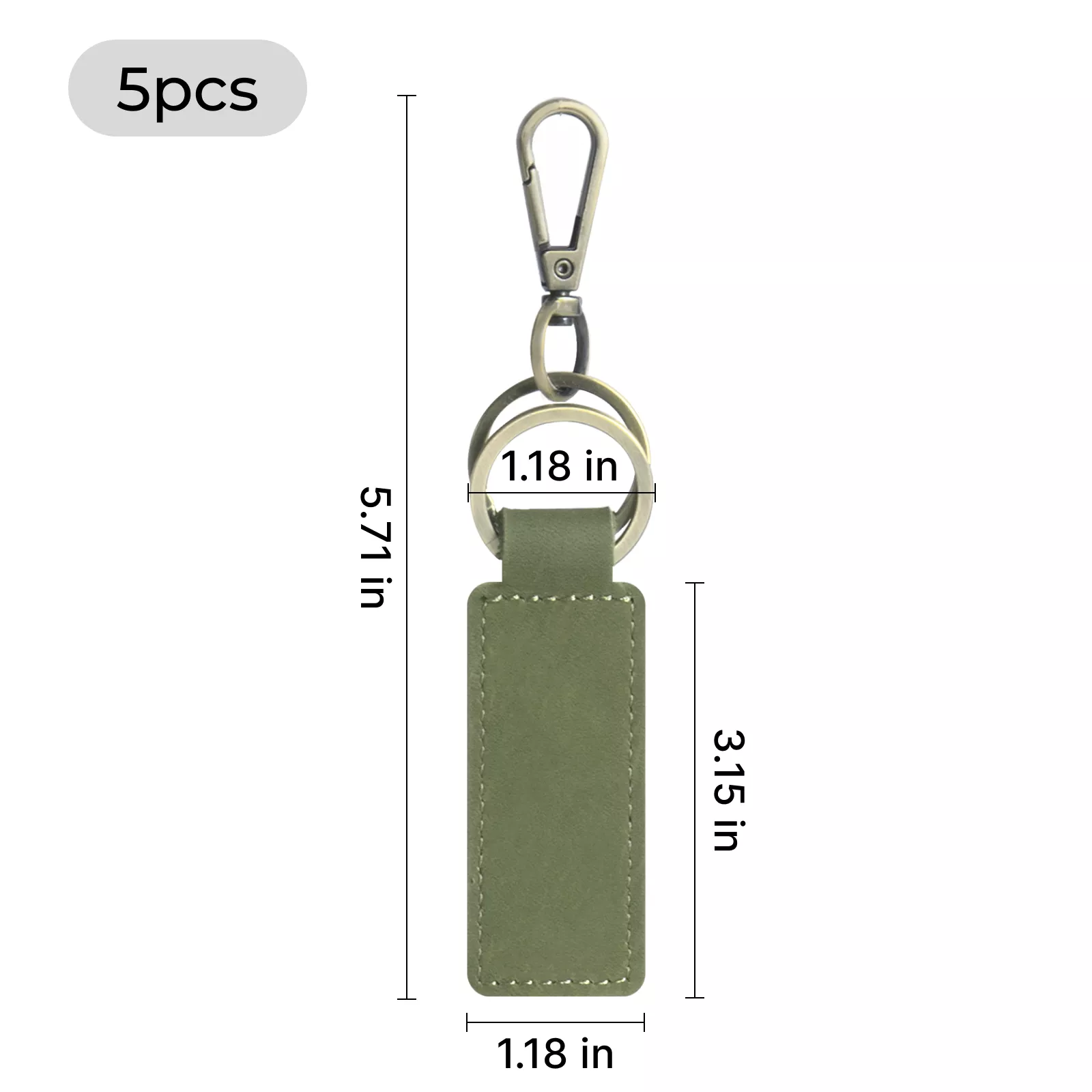 Leather Keychain (5pcs) - Image 8