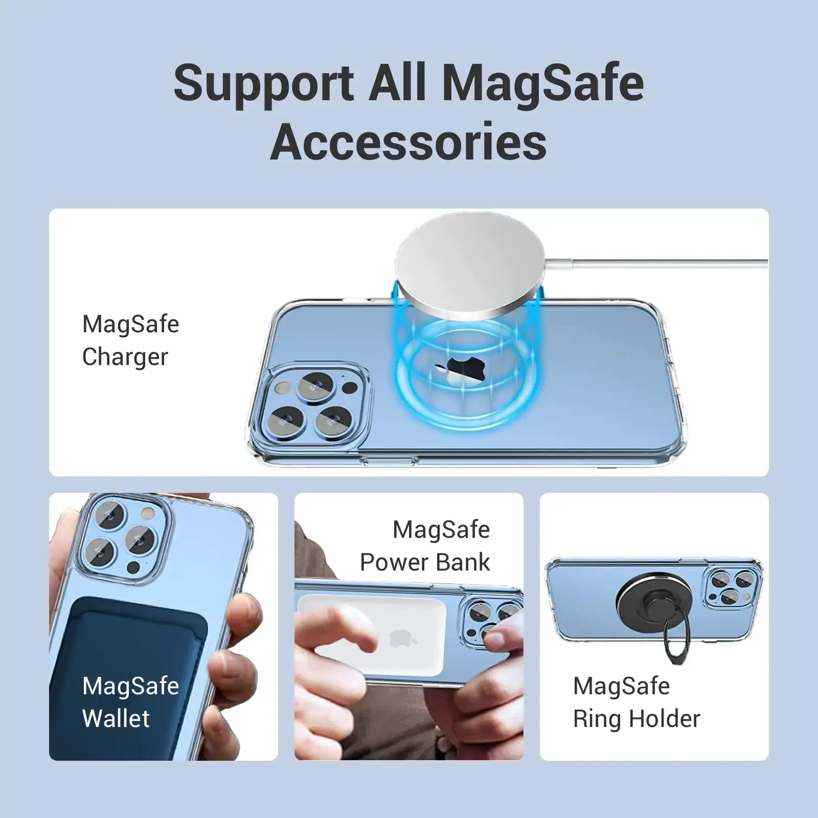 MagSafe Clear Case for iPhone 14 Series Cool Gadget - Image 5