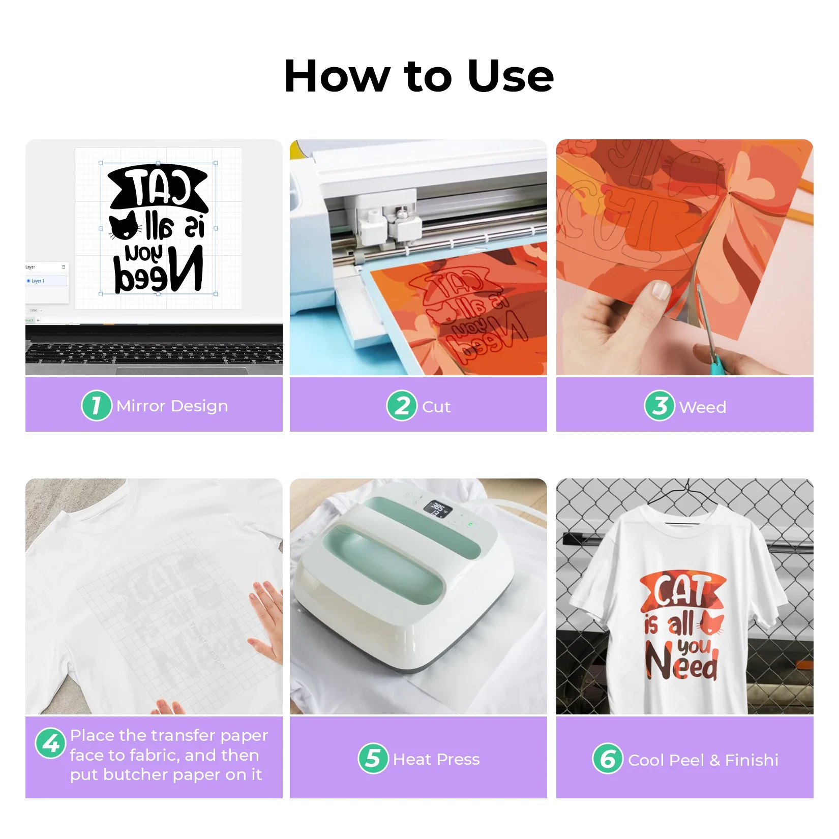 Natural Infusible Ink Transfer Sheets (14pcs) - Image 6