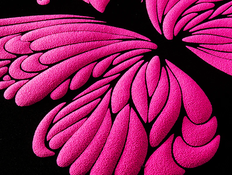 Neon Pink 3D Puff Heat Transfer Vinyl Roll - Image 6