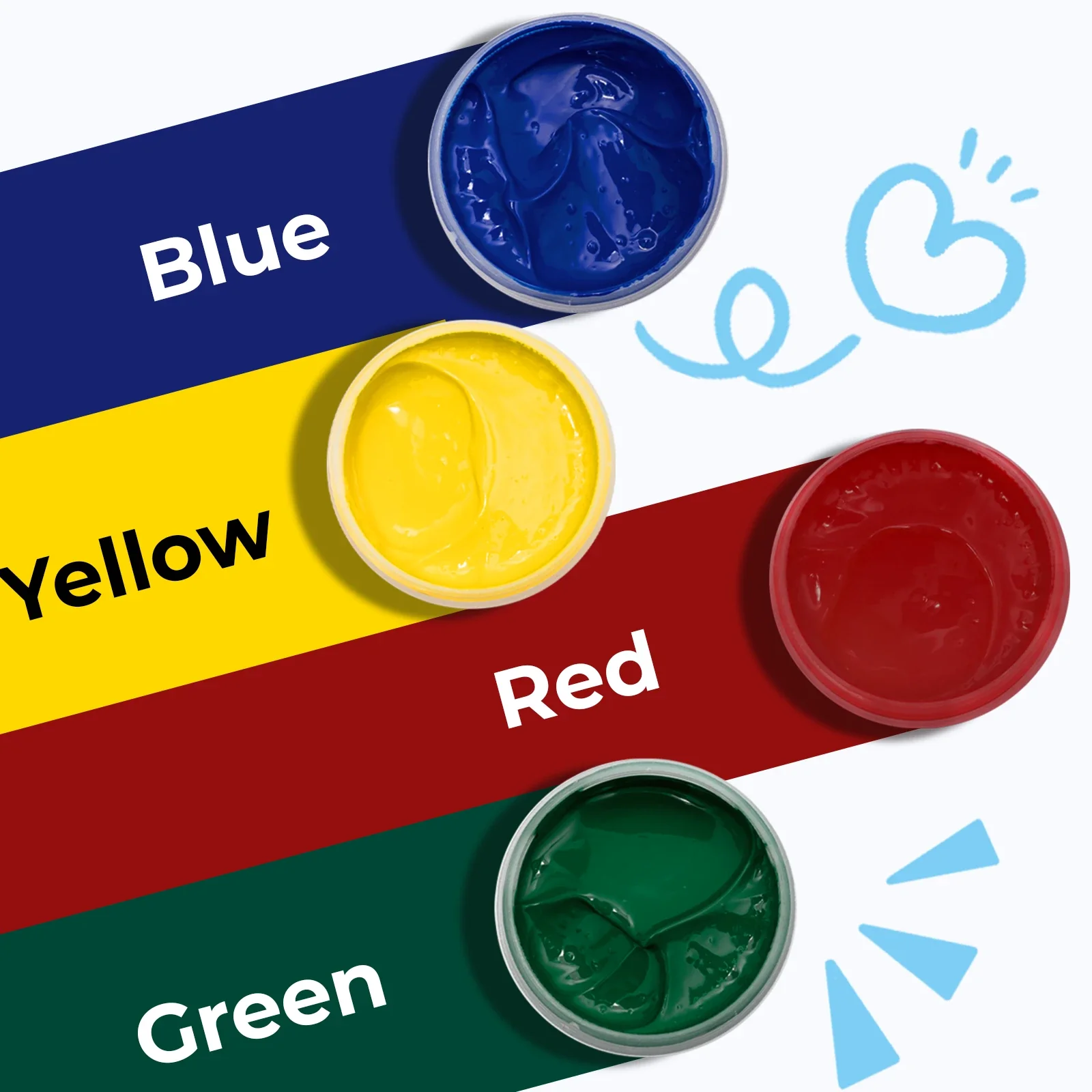 Oil-Based Screen Printing Ink Set (4 Colors) - Image 3