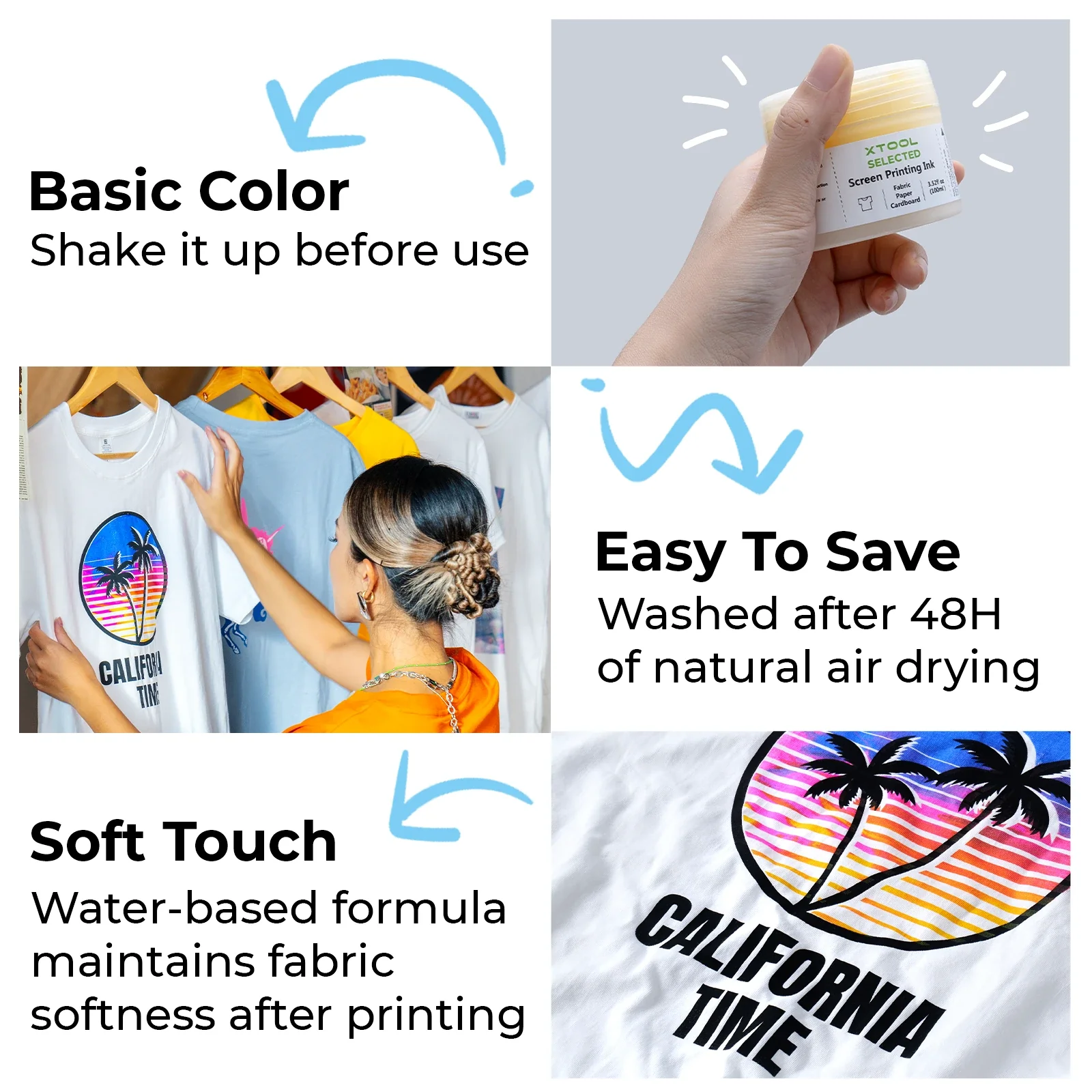 Photochromic Screen Printing Ink Set (4 Colors) - Image 4