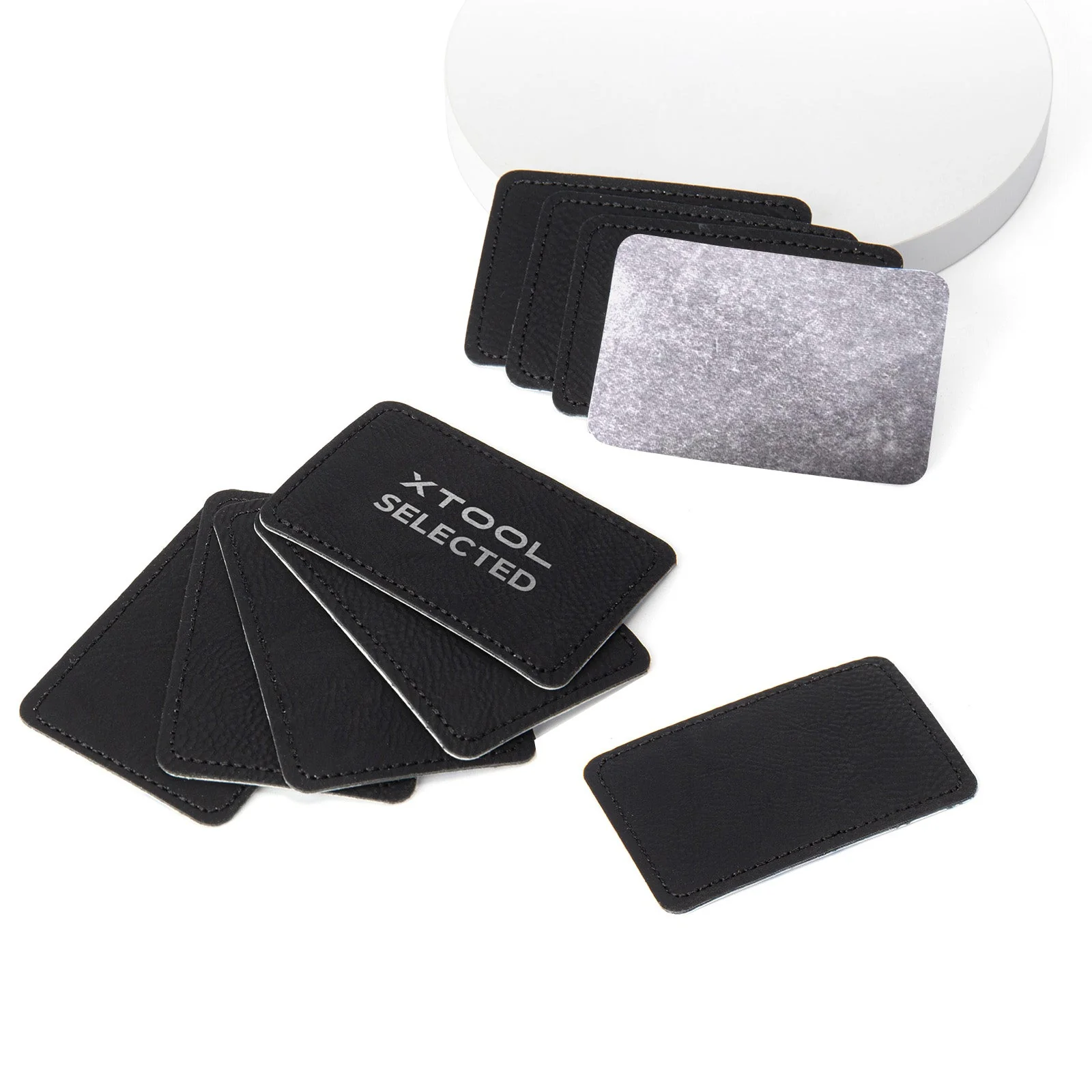 Rectangular Laserable PU Iron-on Patch (10pcs) - Image 10