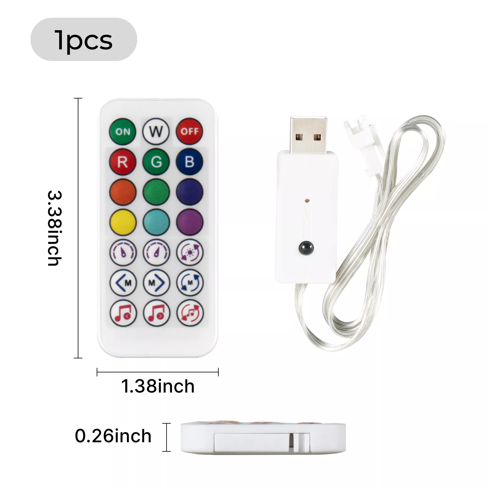 RGB LED Controller ＆ IR Remote Control - Image 3