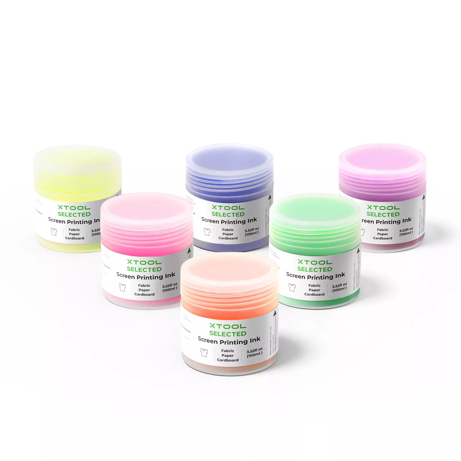 Fluorescent Color Screen Printing Ink Set (6 Colors) - Image 8