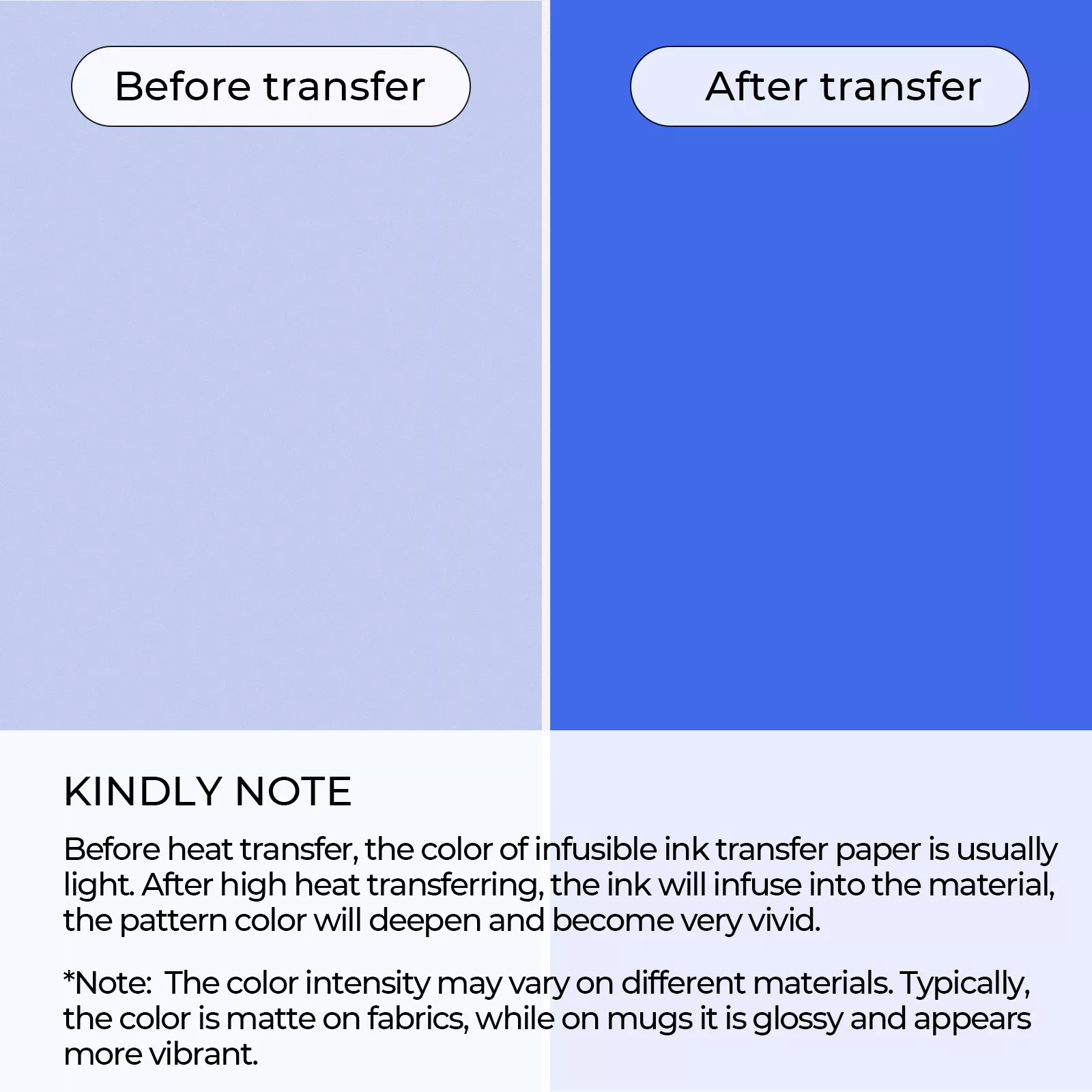 Solid Color Infusible Ink Transfer Sheets (14pcs) - Image 3