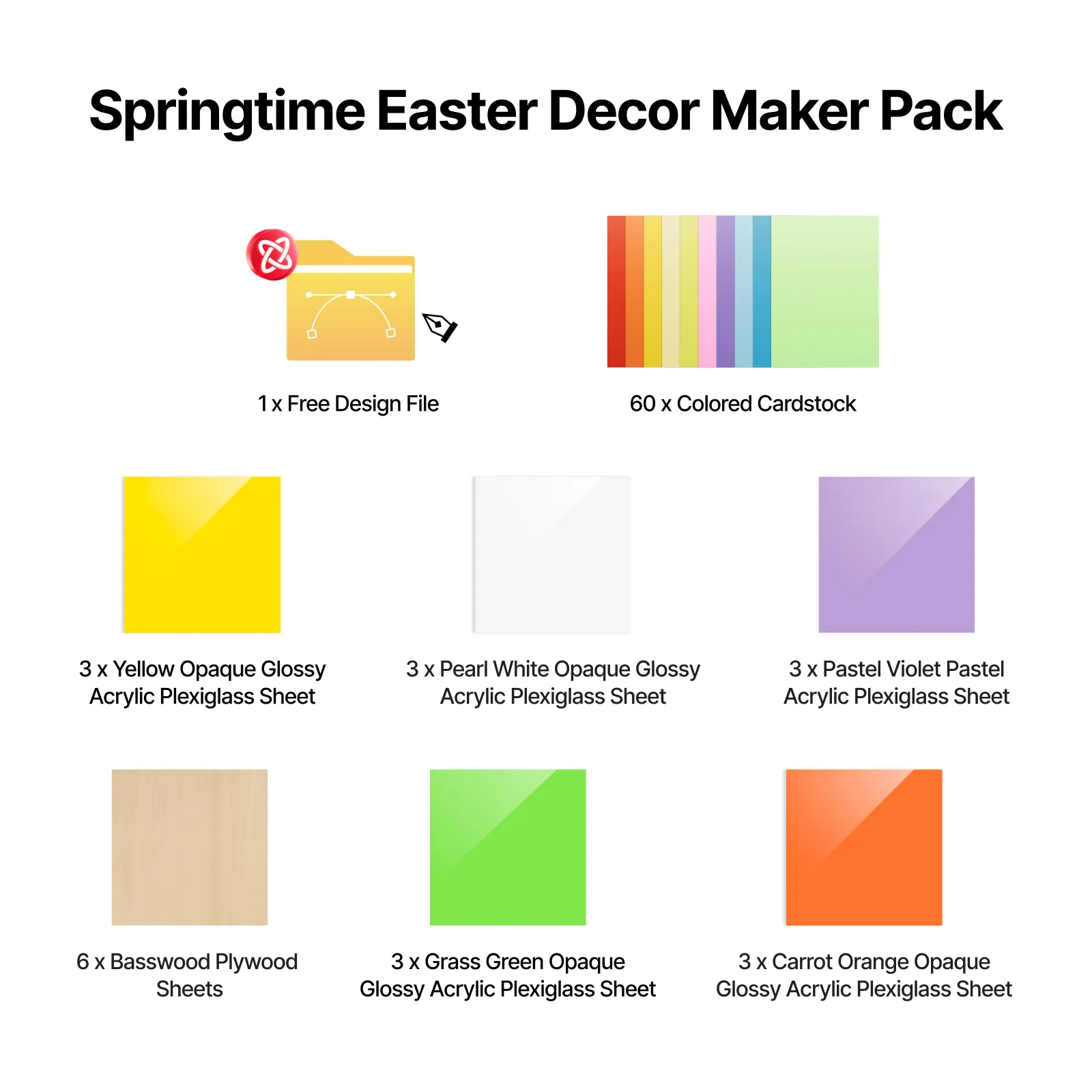 Springtime Easter Decor Maker Pack (FREE Easter's Design Files) - Image 3