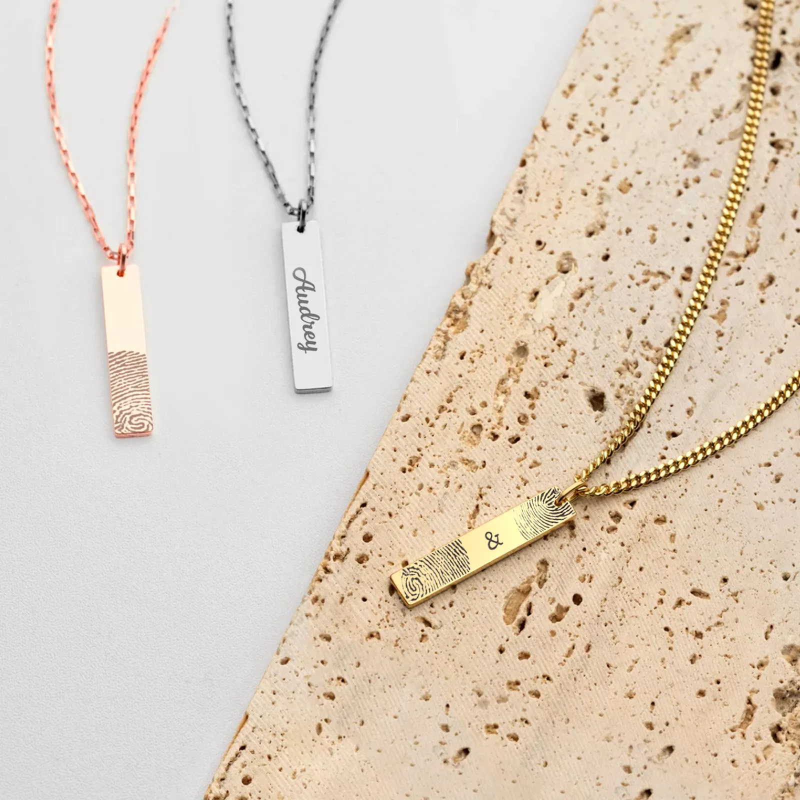 Stainless Steel Bar Pendant (30pcs) - Image 2