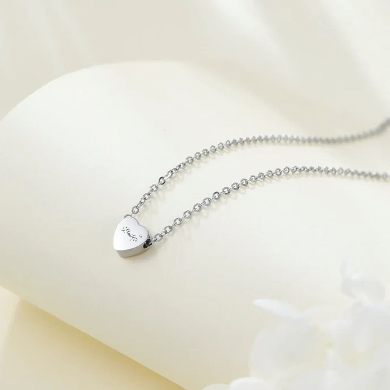 Stainless Steel Heart Necklace (6pcs) - Image 7