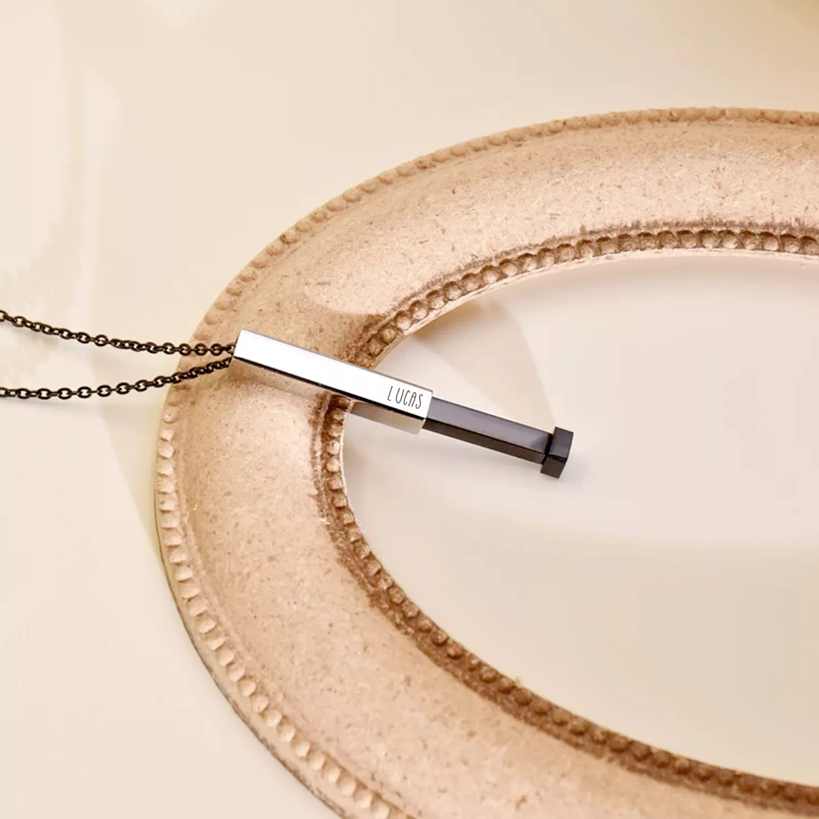 Hidden Message Stainless Steel Necklace (3pcs) - Image 2