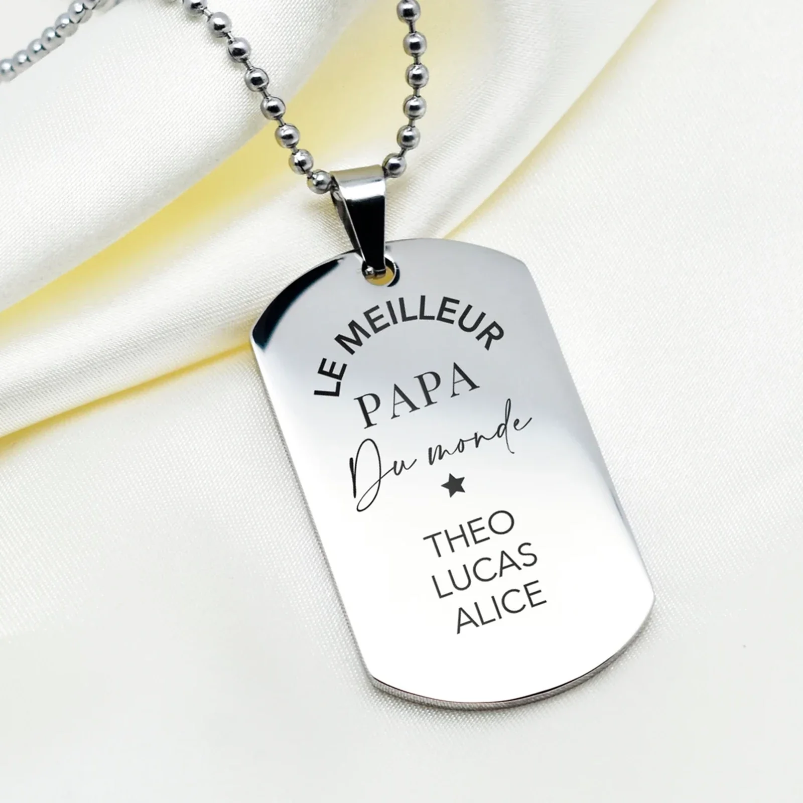 Stainless Steel Military Pendant (10pcs) - Image 7