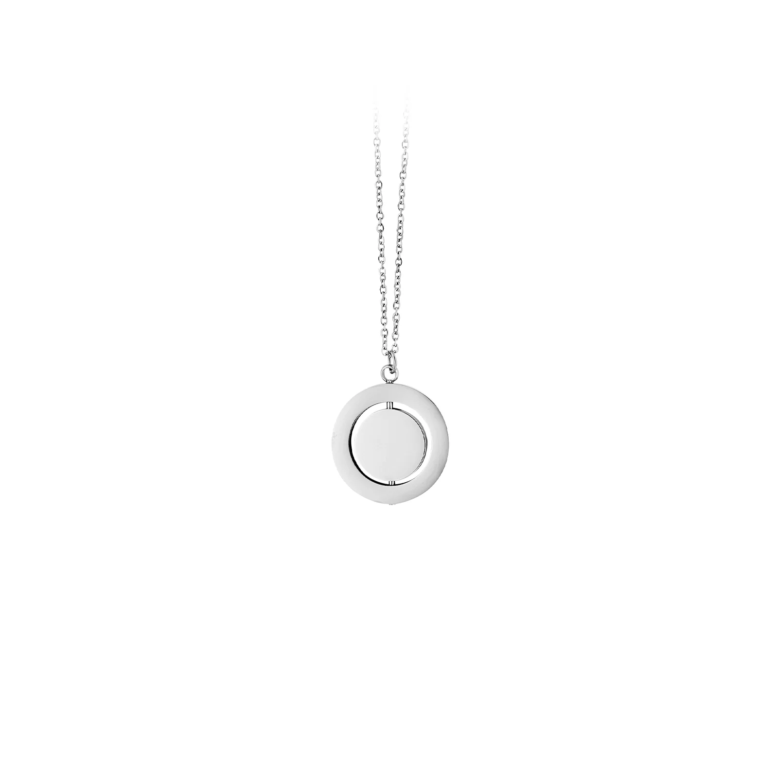 Stainless Steel Spinner Pendant Necklace (3pcs) - Image 4