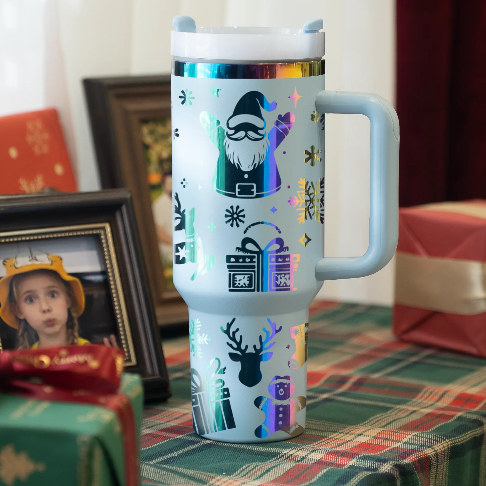 40oz Stainless Steel Tumbler with Removable Handle - Image 109