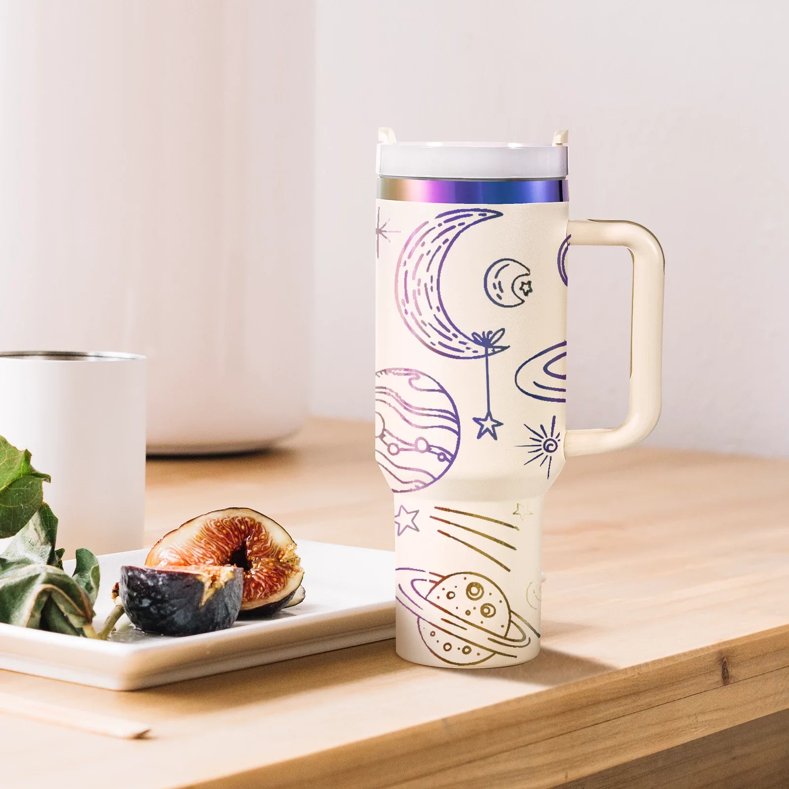 40oz Stainless Steel Tumbler with Removable Handle - Image 19