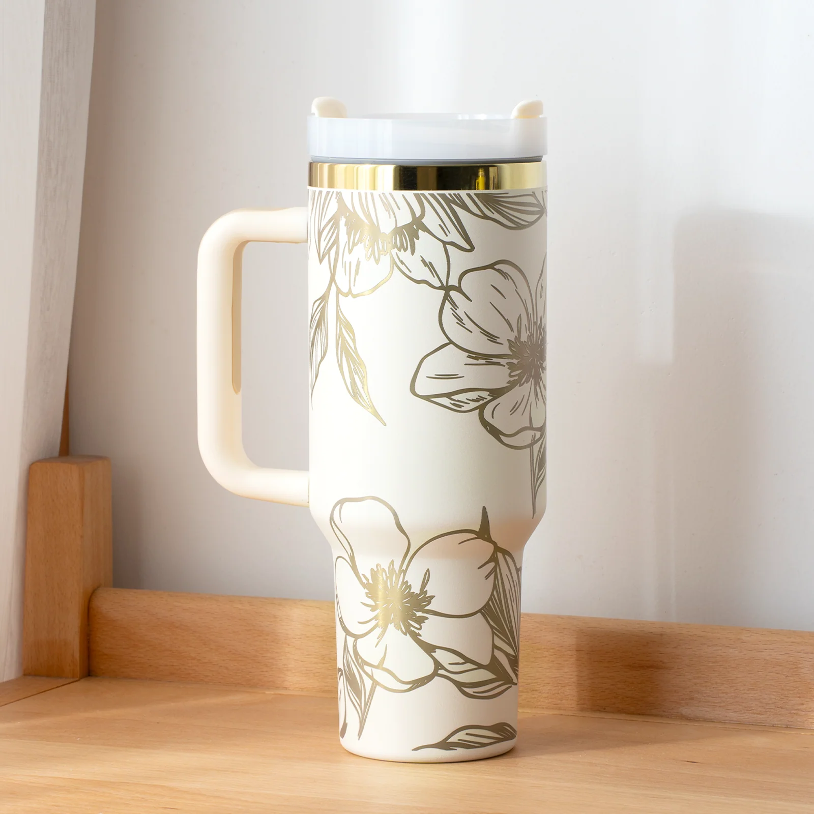 40oz Stainless Steel Tumbler with Removable Handle - Image 22