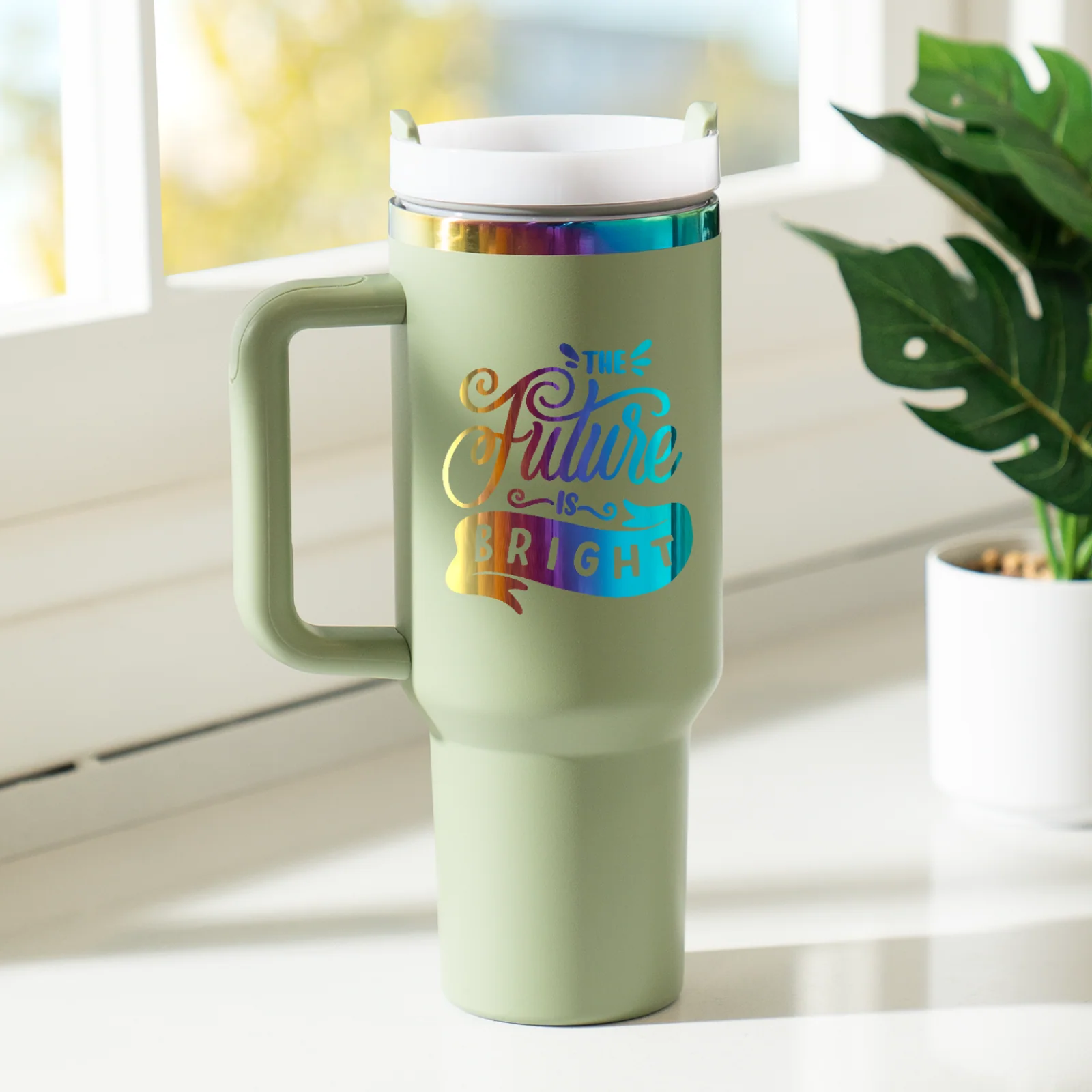 40oz Stainless Steel Tumbler with Removable Handle - Image 55