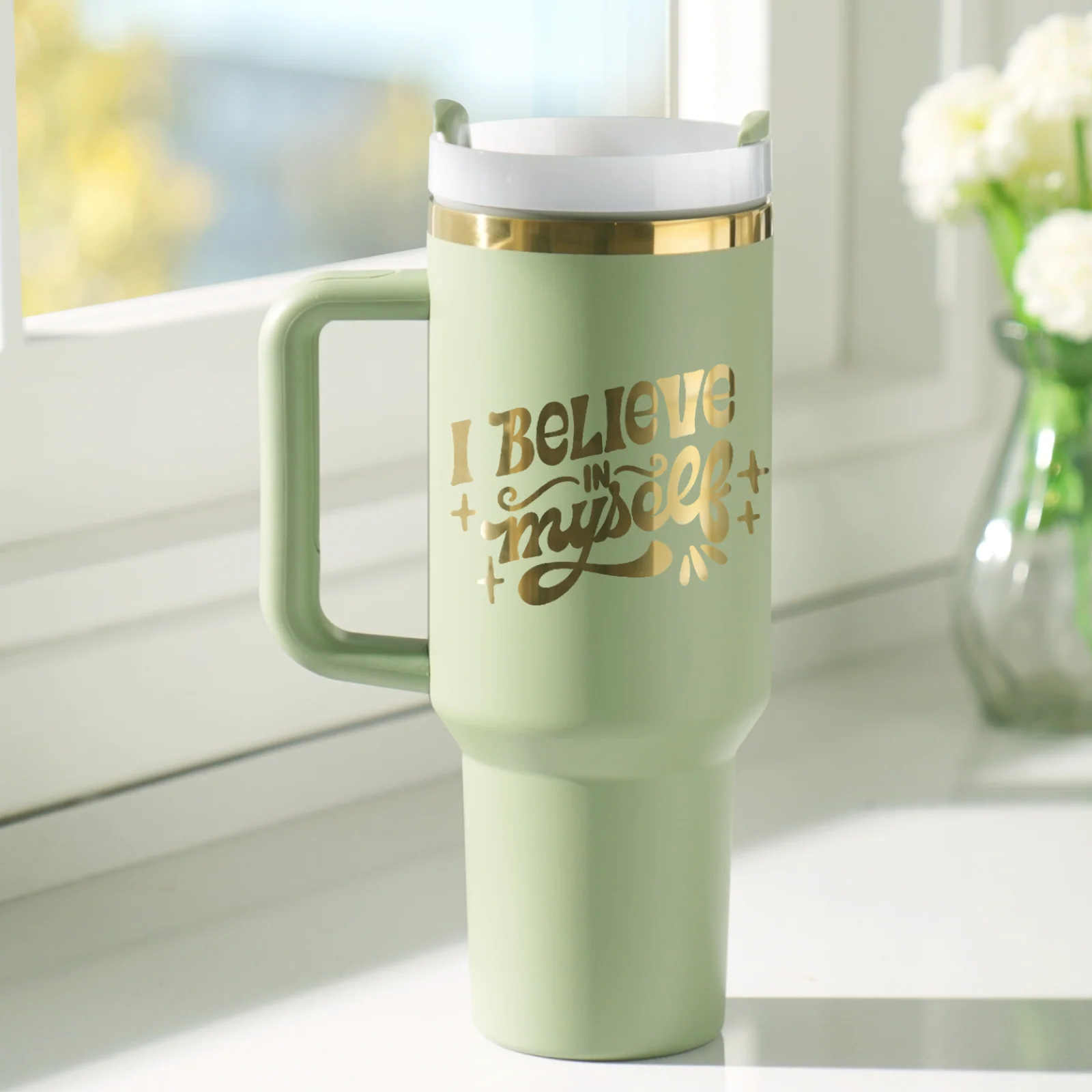 40oz Stainless Steel Tumbler with Removable Handle - Image 58