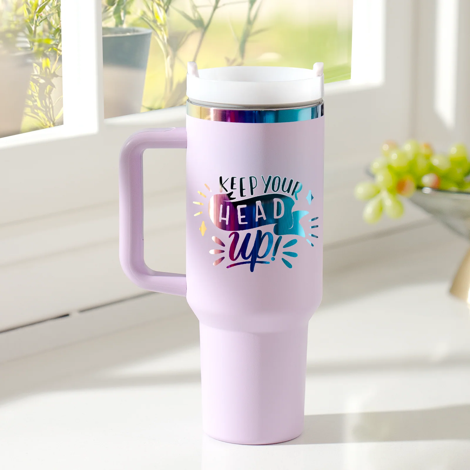 40oz Stainless Steel Tumbler with Removable Handle - Image 64