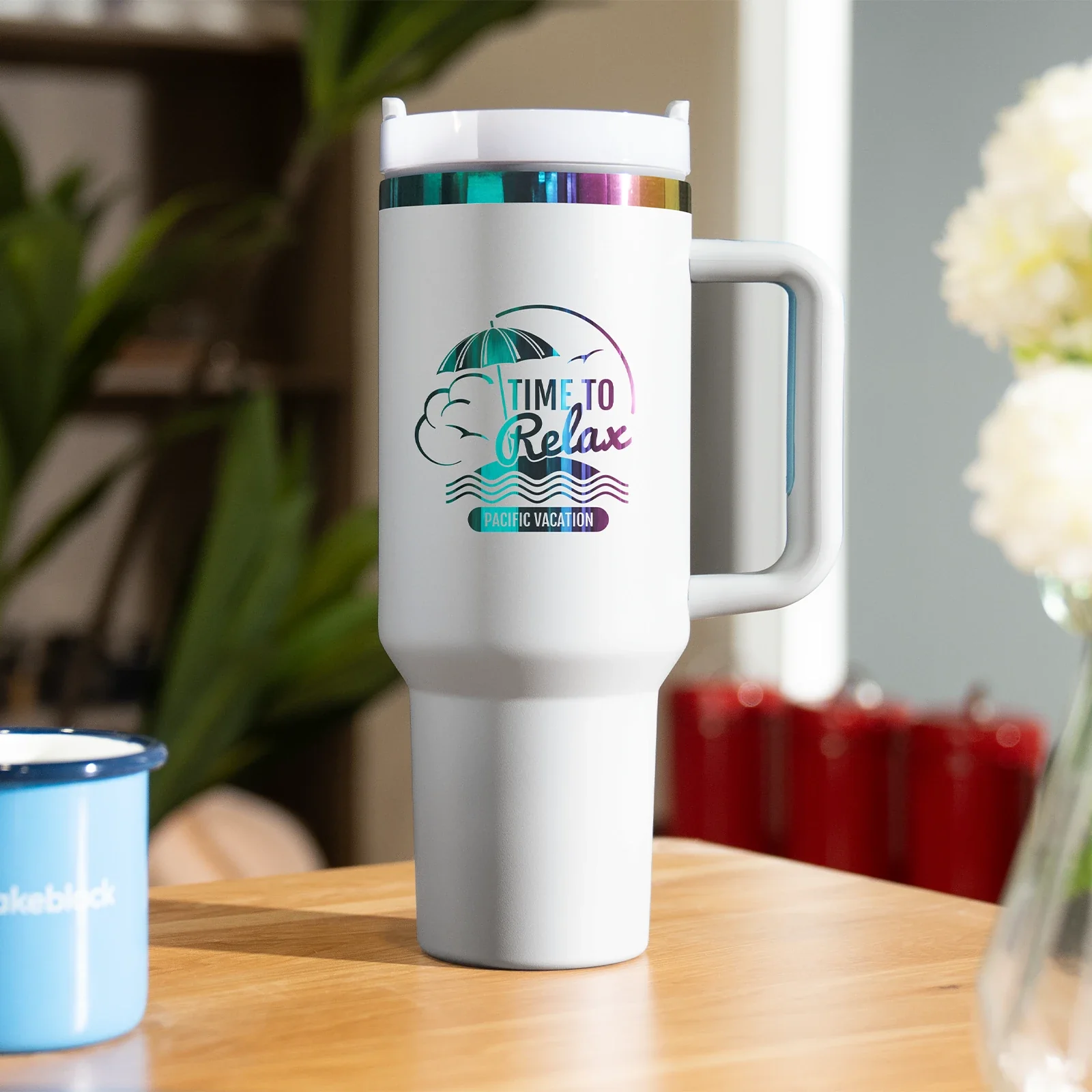 40oz Stainless Steel Tumbler with Removable Handle - Image 79