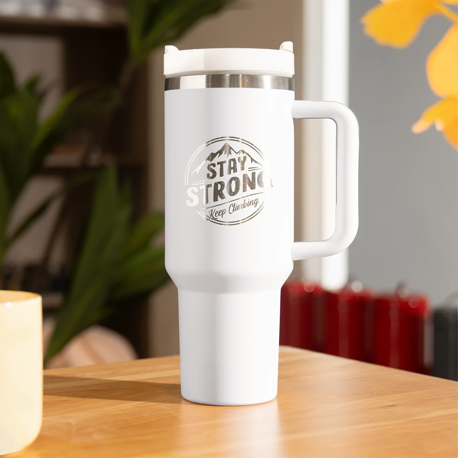 40oz Stainless Steel Tumbler with Removable Handle - Image 82
