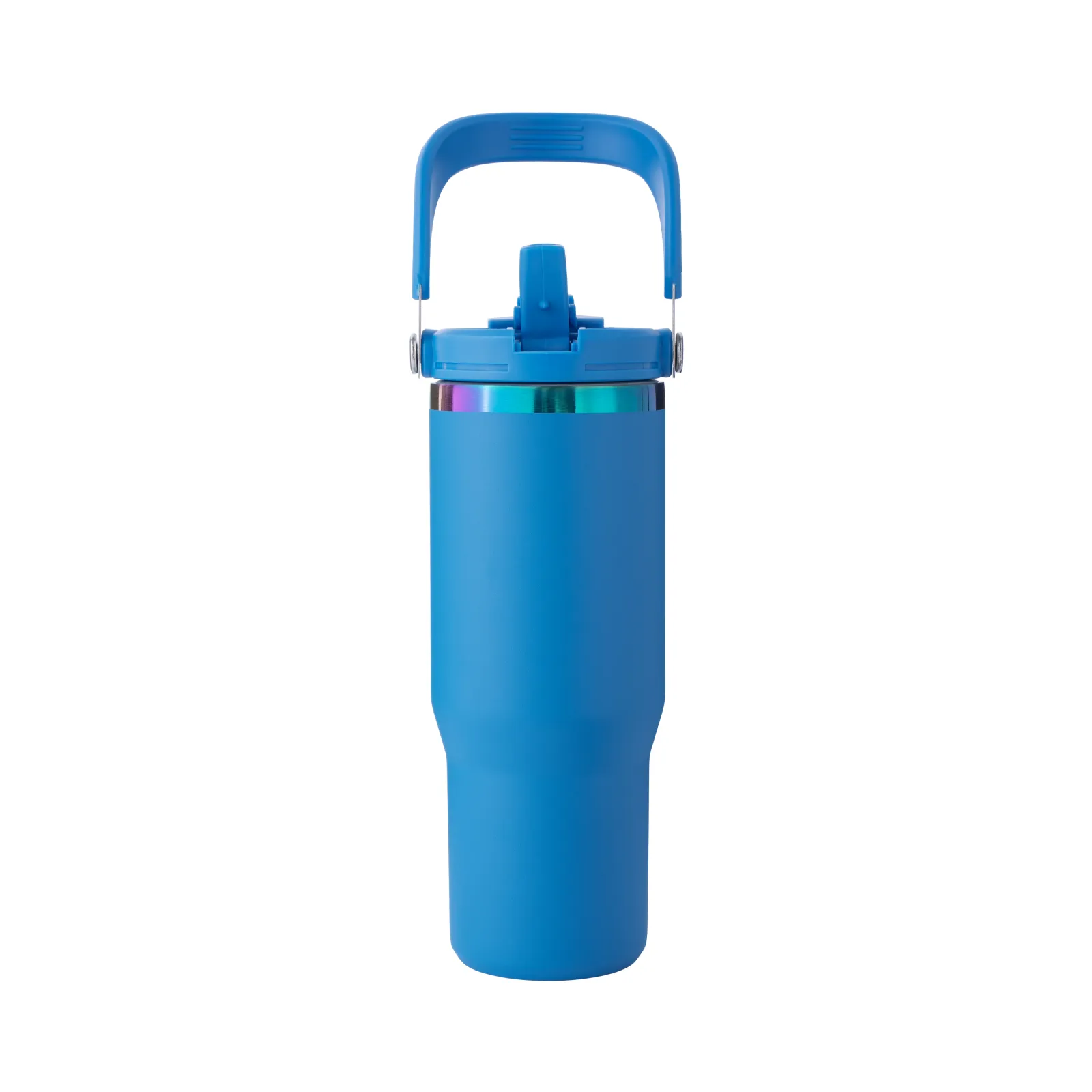 Stainless Steel Tumbler with Handle and Straw (30oz) - Image 12