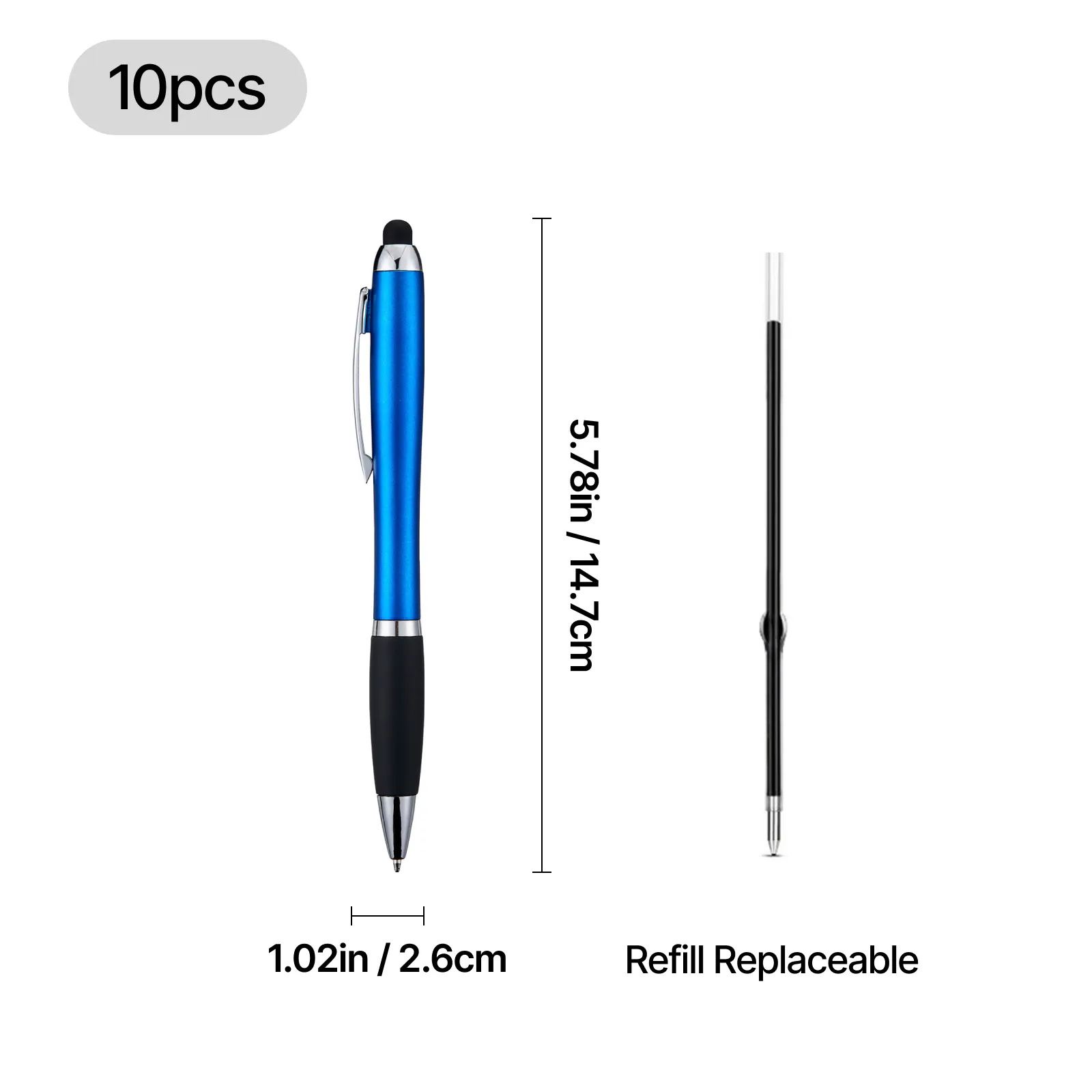 Stylus Ballpoint Pens With LED Light (10pcs) - Image 14
