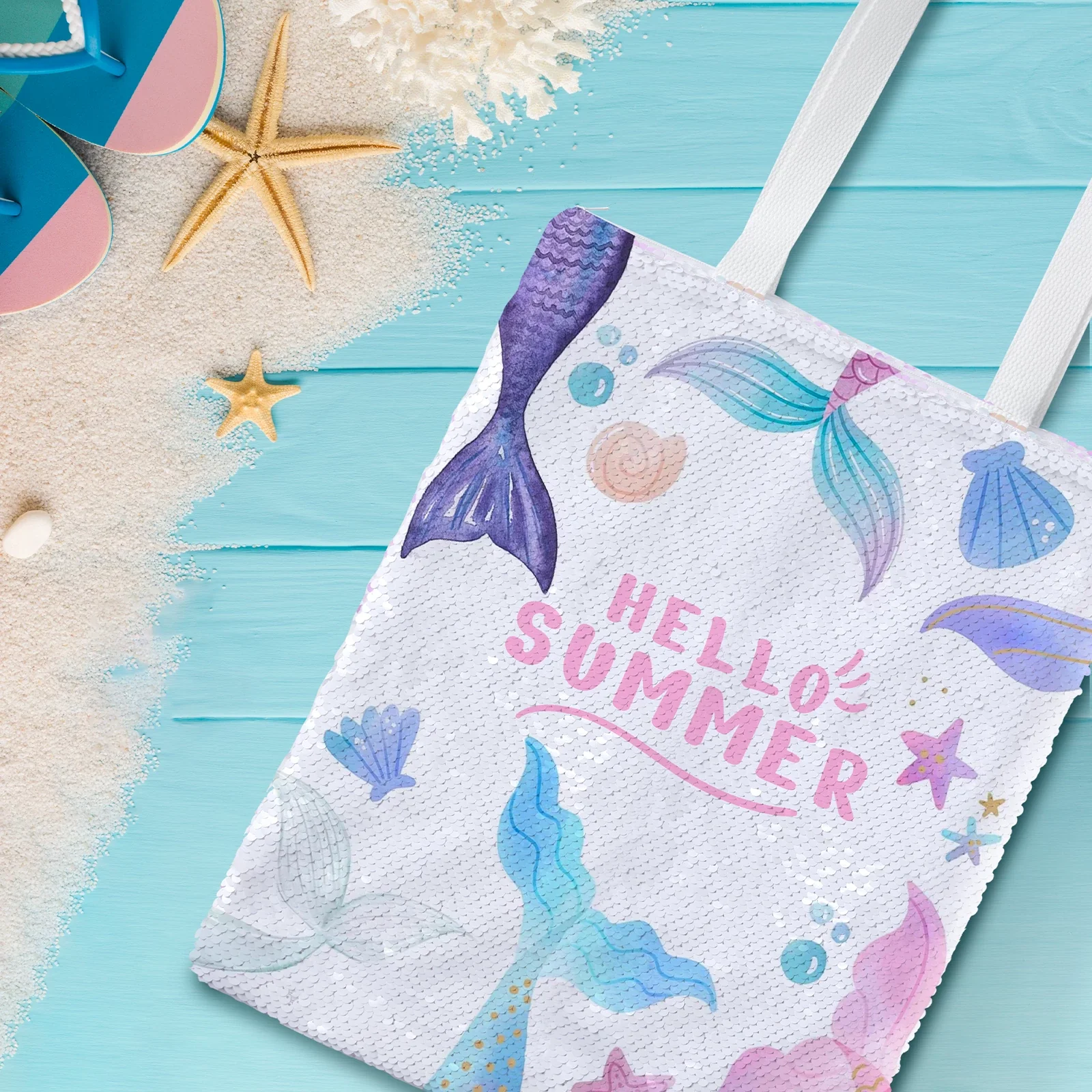Sublimation Silver Sequin Bag (3pcs) - Image 2
