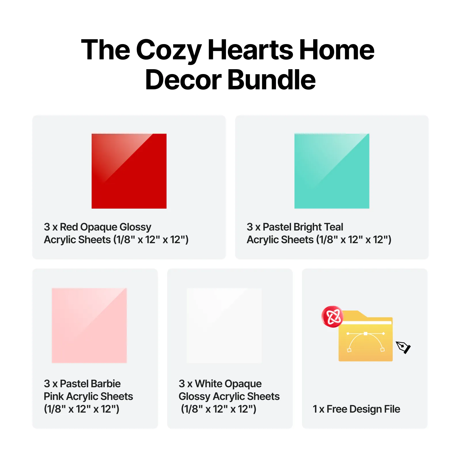 The Cozy Hearts Home Decor Bundle (12pcs) - Image 3