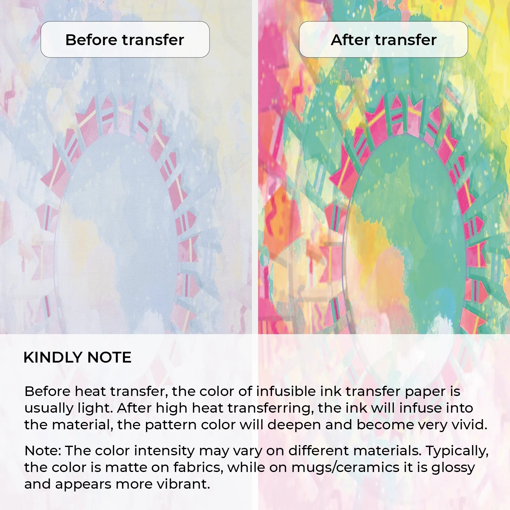 Tie-Dye Infusible Ink Transfer Sheets (14pcs) 4.5" x 9.5" - Image 4