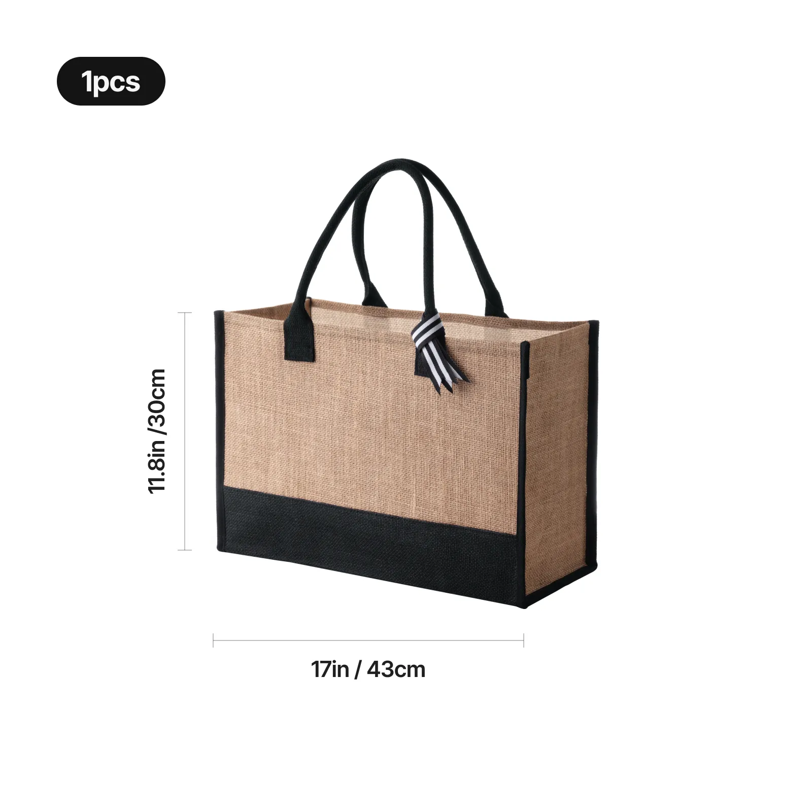 Two-Tone Tote Bag (1pcs) - Image 7