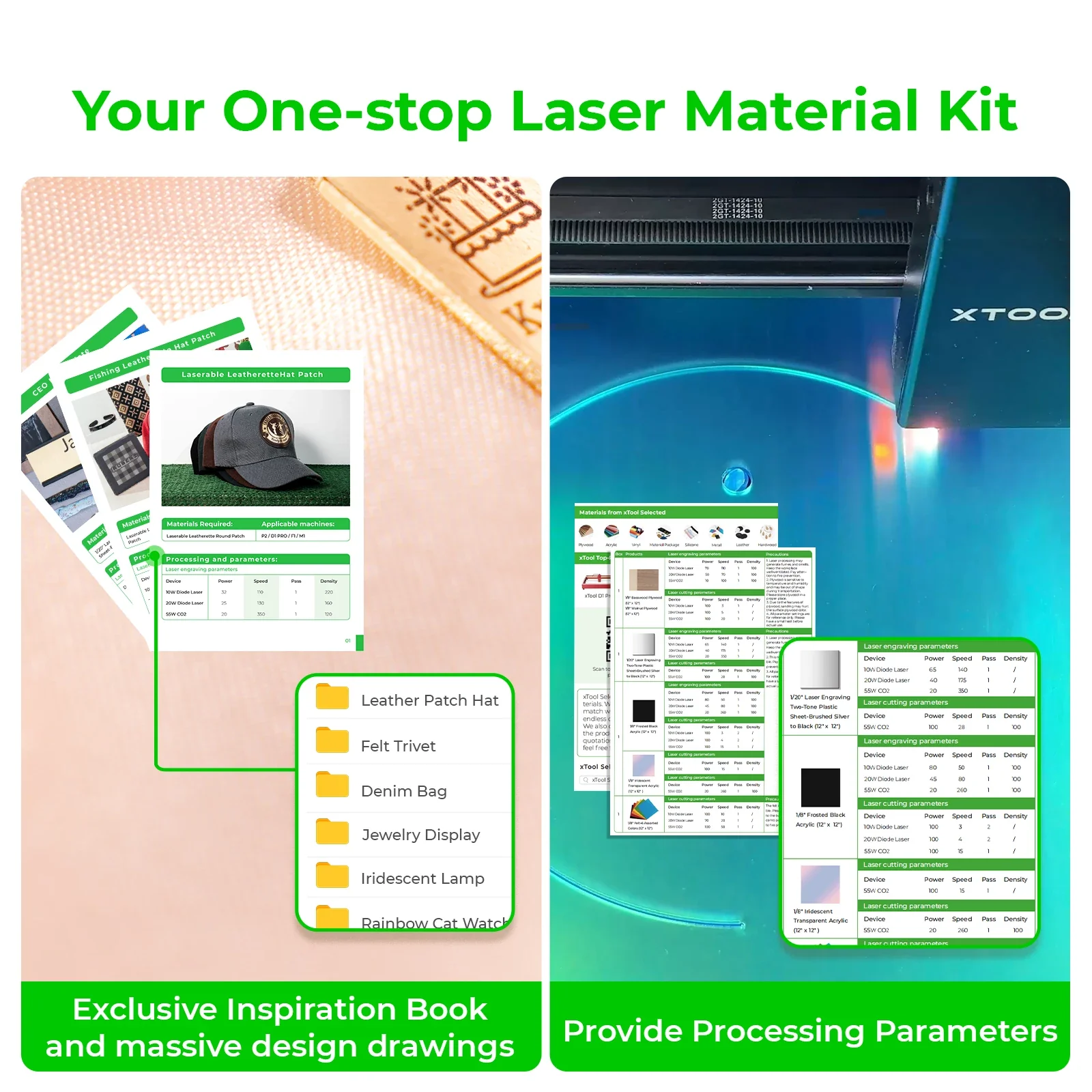 Ultimate Laser Material Kit (155pcs) - Image 5