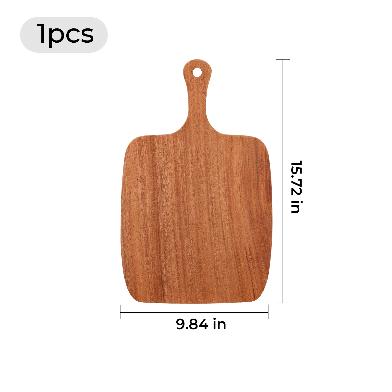 Walnut Cutting Board with Handle (1pcs) - Image 3