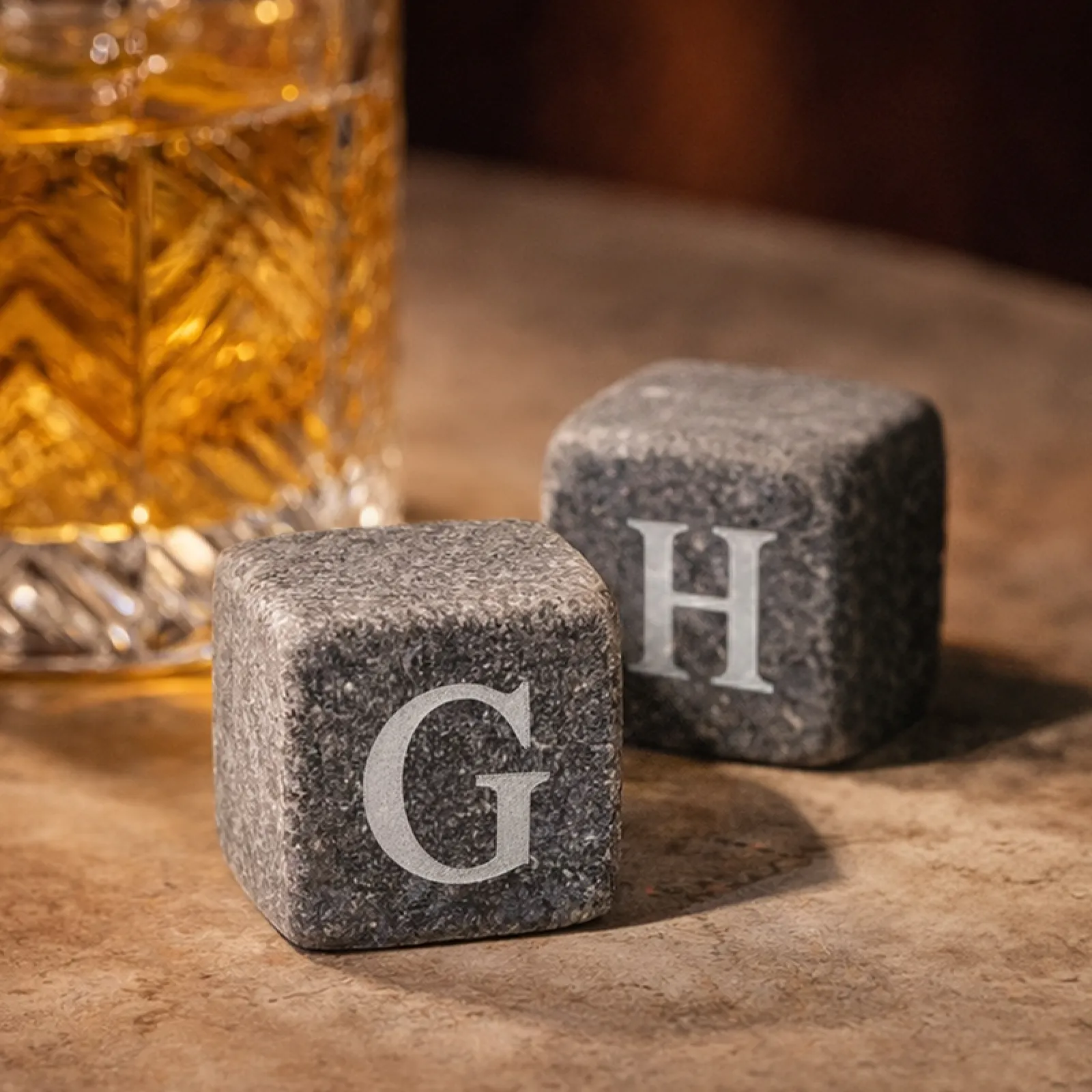 Whiskey Stones with Velvet Carrying Pouch (9pcs) - Image 2