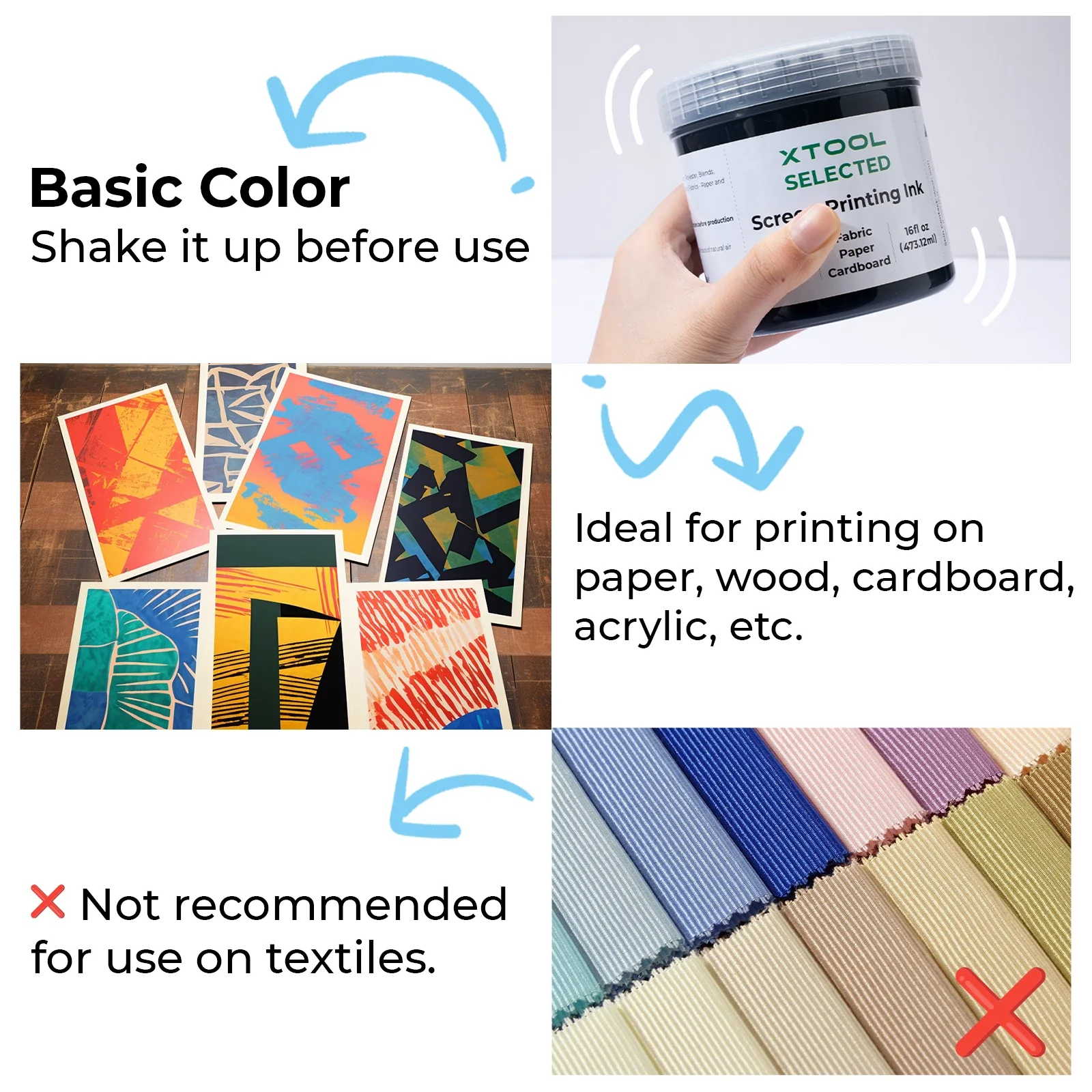 Acrylic Screen Printing Ink (16oz) - Image 4