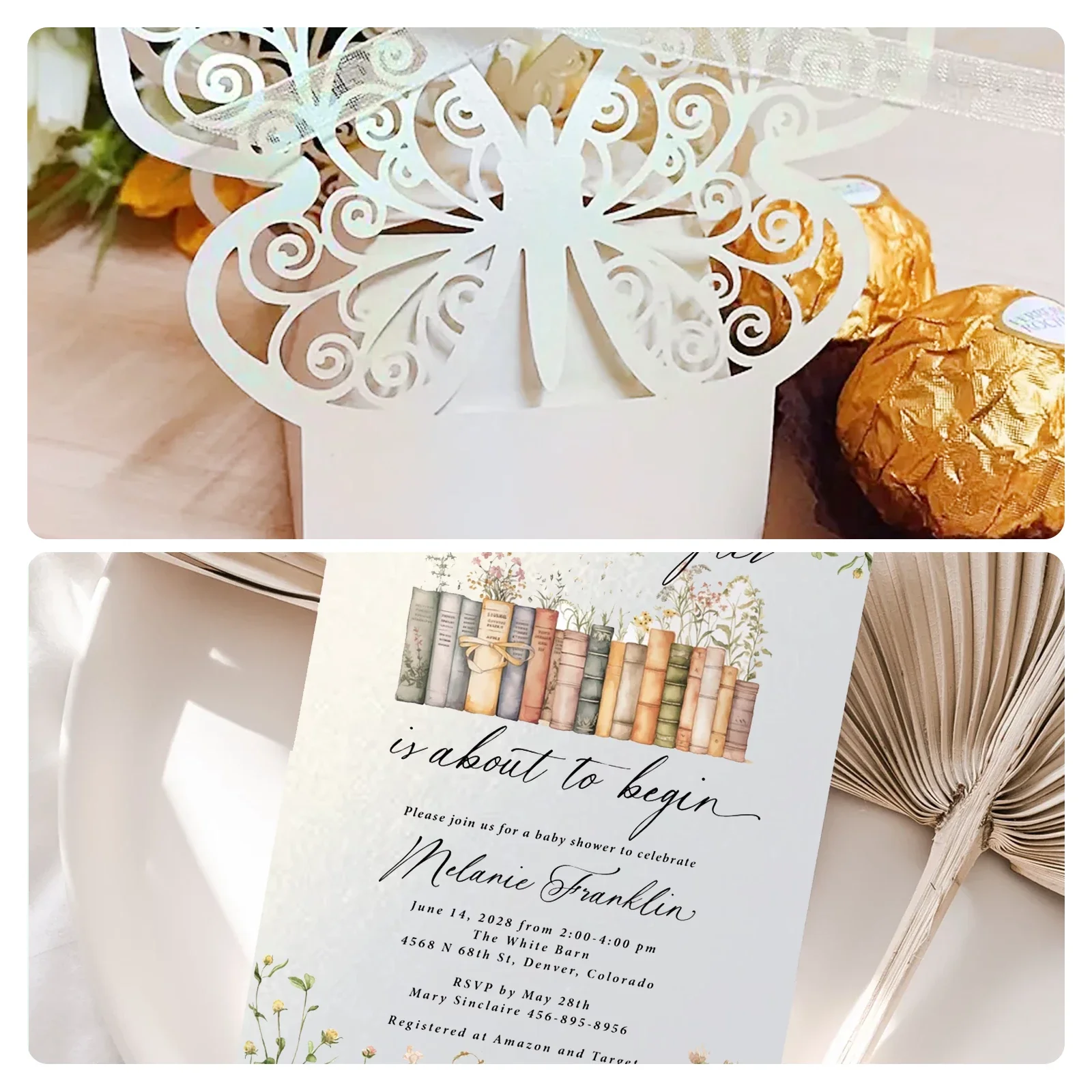 White Shimmer Cardstock (25pcs) - Image 4