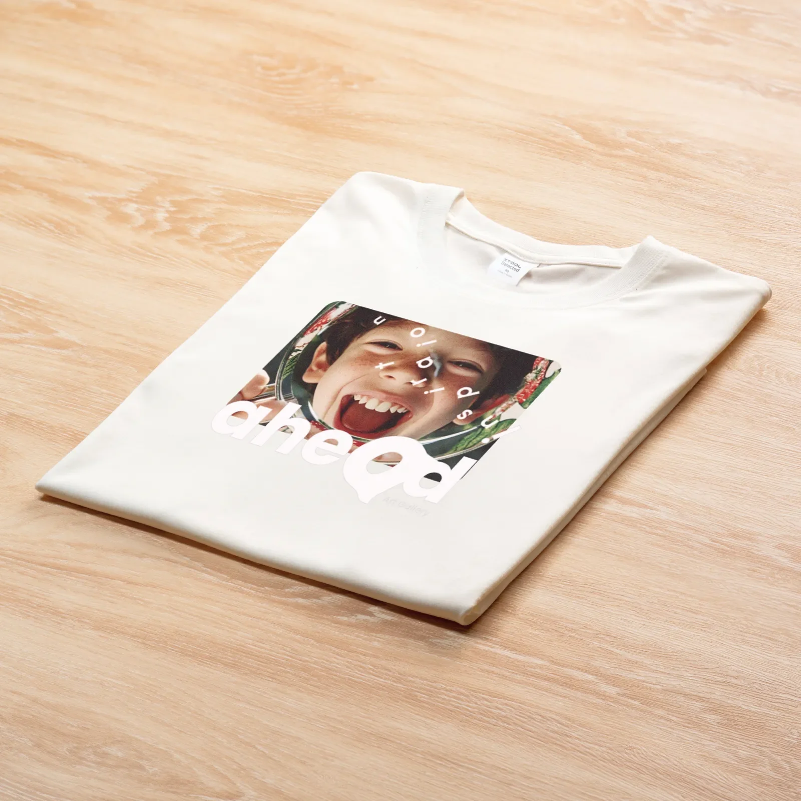 Ecru Stain-Resistant Pima Cotton T-Shirt - Image 2