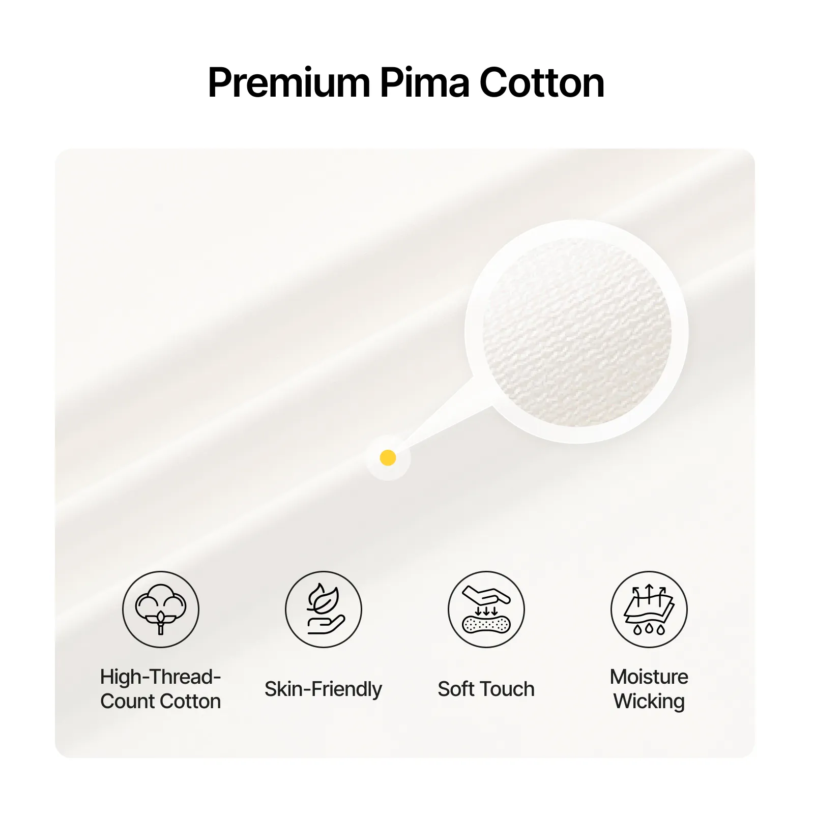Ecru Stain-Resistant Pima Cotton T-Shirt - Image 6