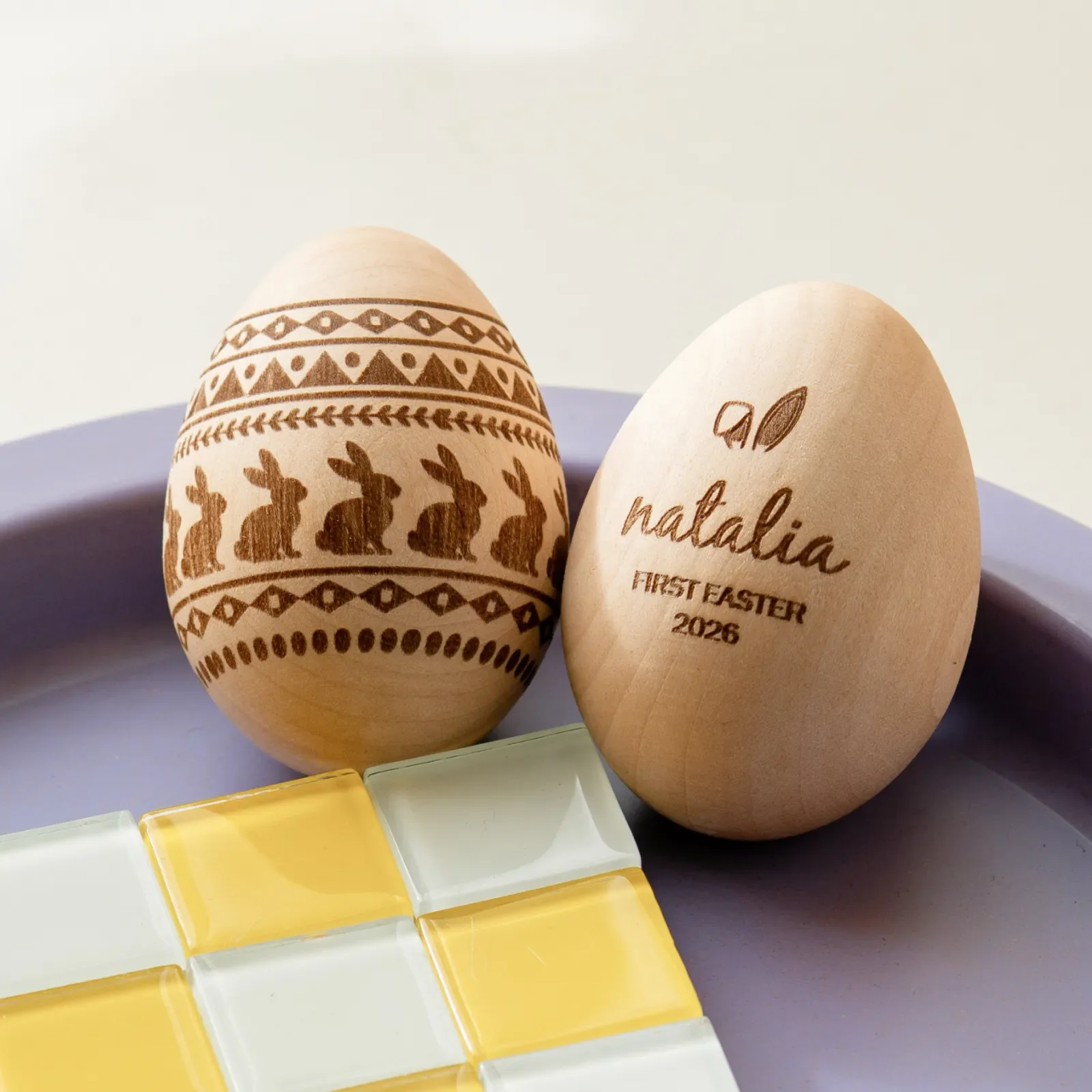 Wooden Easter Egg Basket Craft Kit (FREE Easter's Design Files) - Image 3