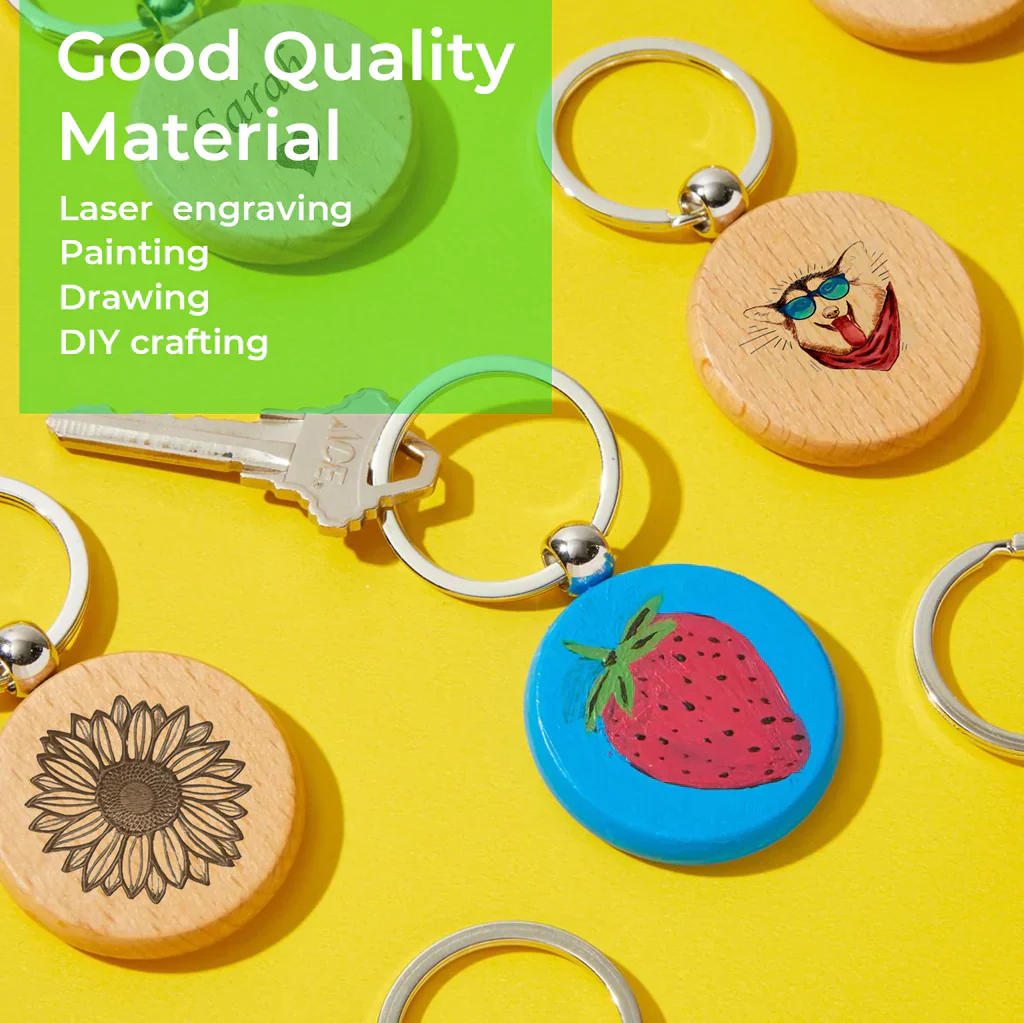 Wooden Keychain (10pcs) - Image 5