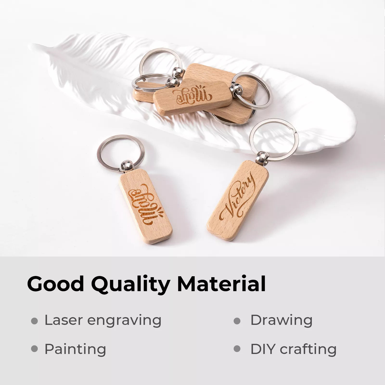 Wooden Keychain (10pcs) - Image 9