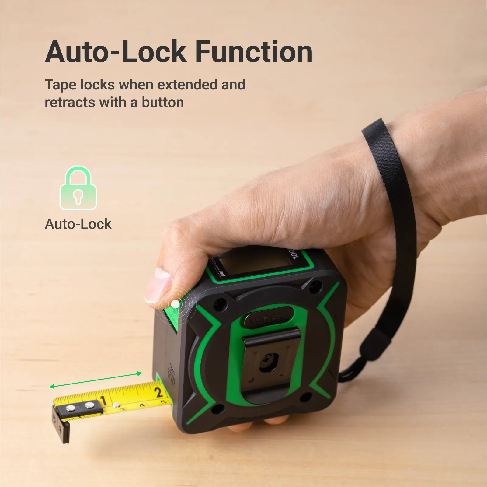 xCool 2-in-1 Digital Laser & Tape Measure, Handyman & Construction Tool - Image 9
