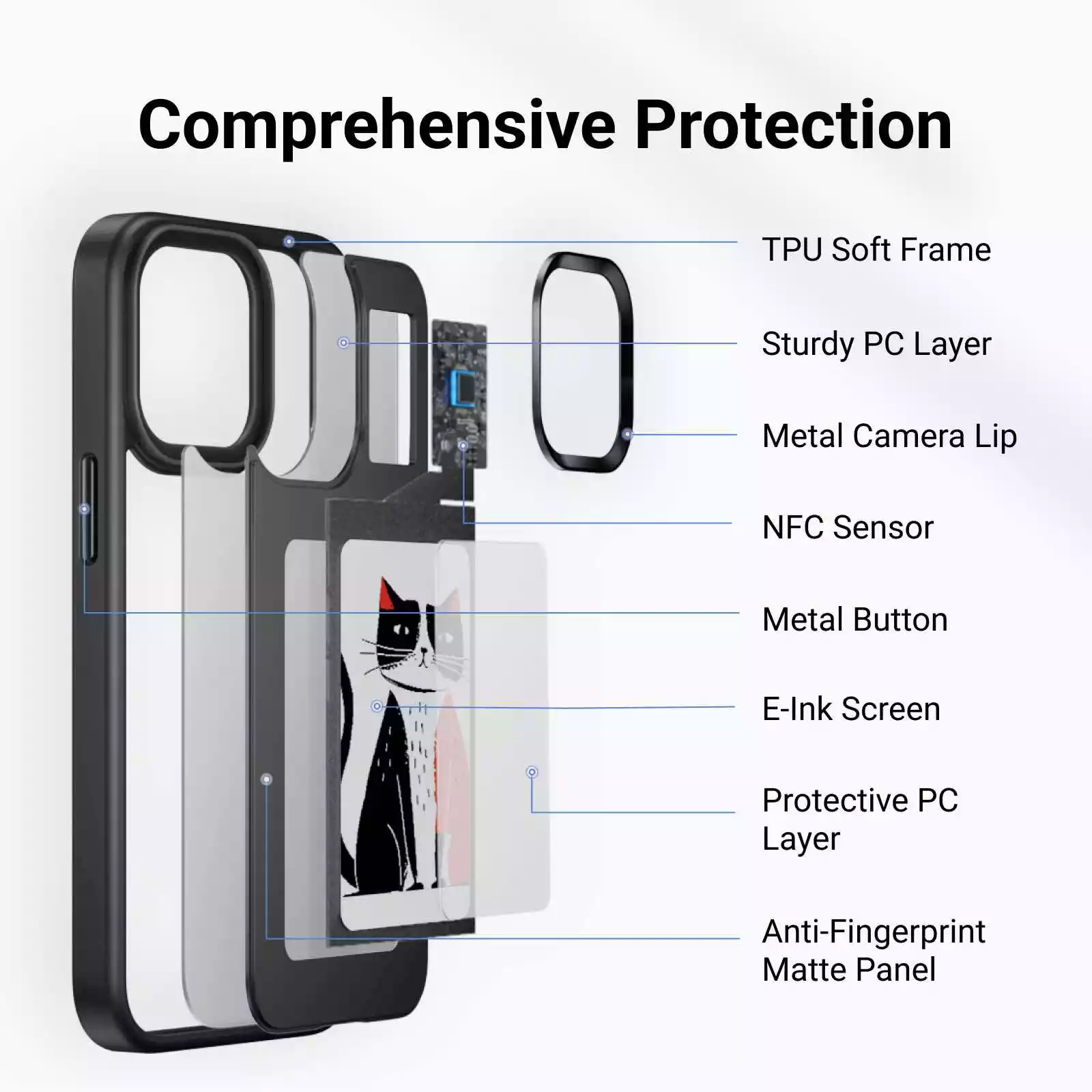 InkPlay Smart E-Ink Photo Phone Casea - Image 6