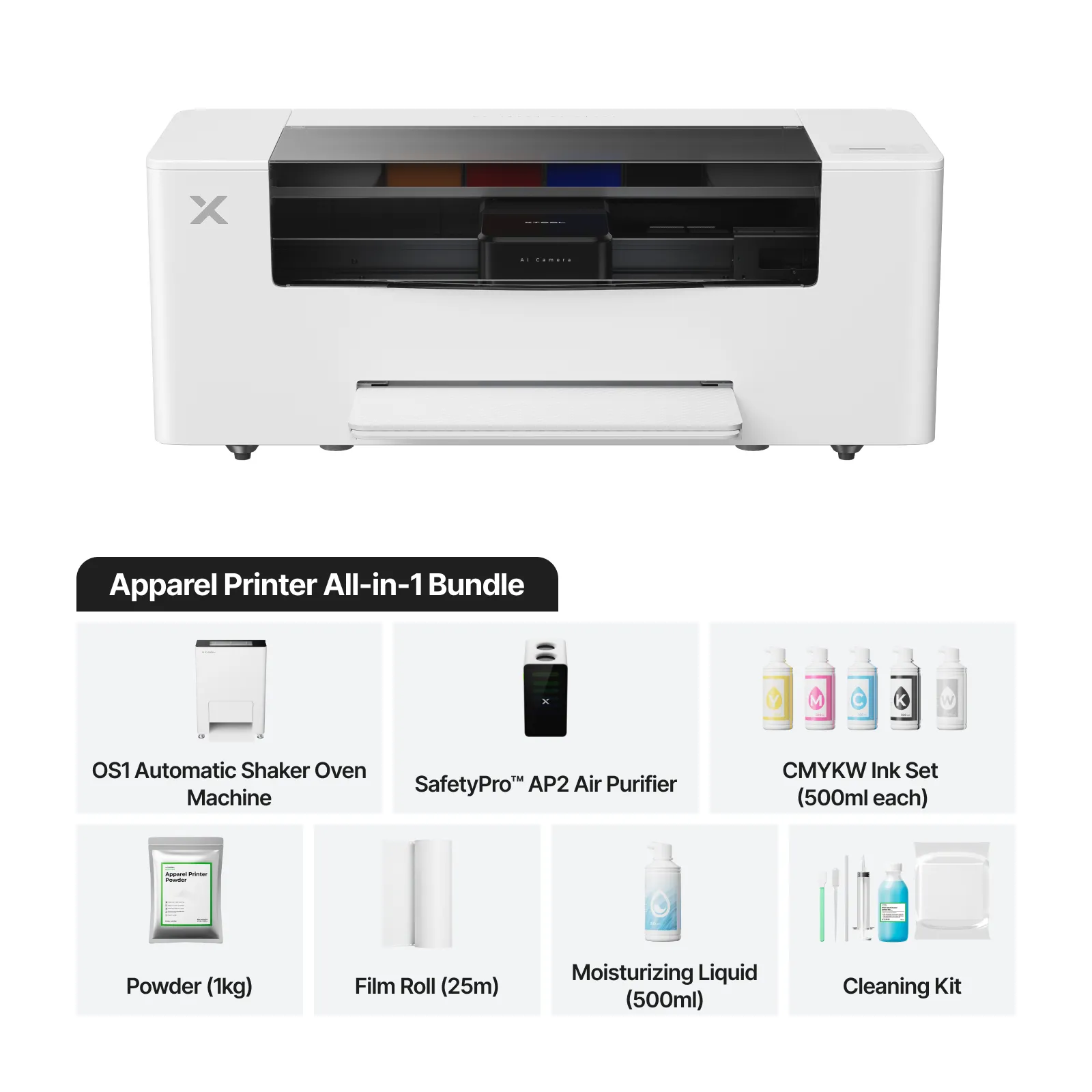 xTool Apparel Printer: One Click DTF Printer, Effortless Customization for Business - Image 14