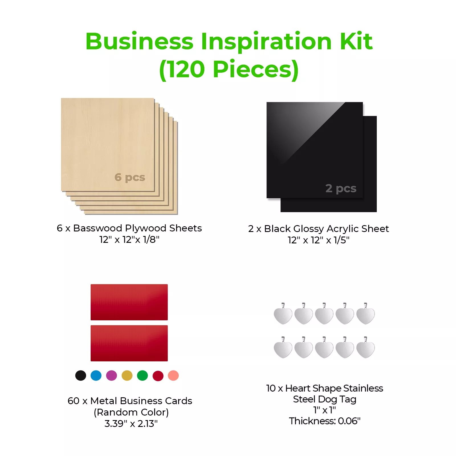 xTool Business Inspiration Kit (120pcs) - Image 3