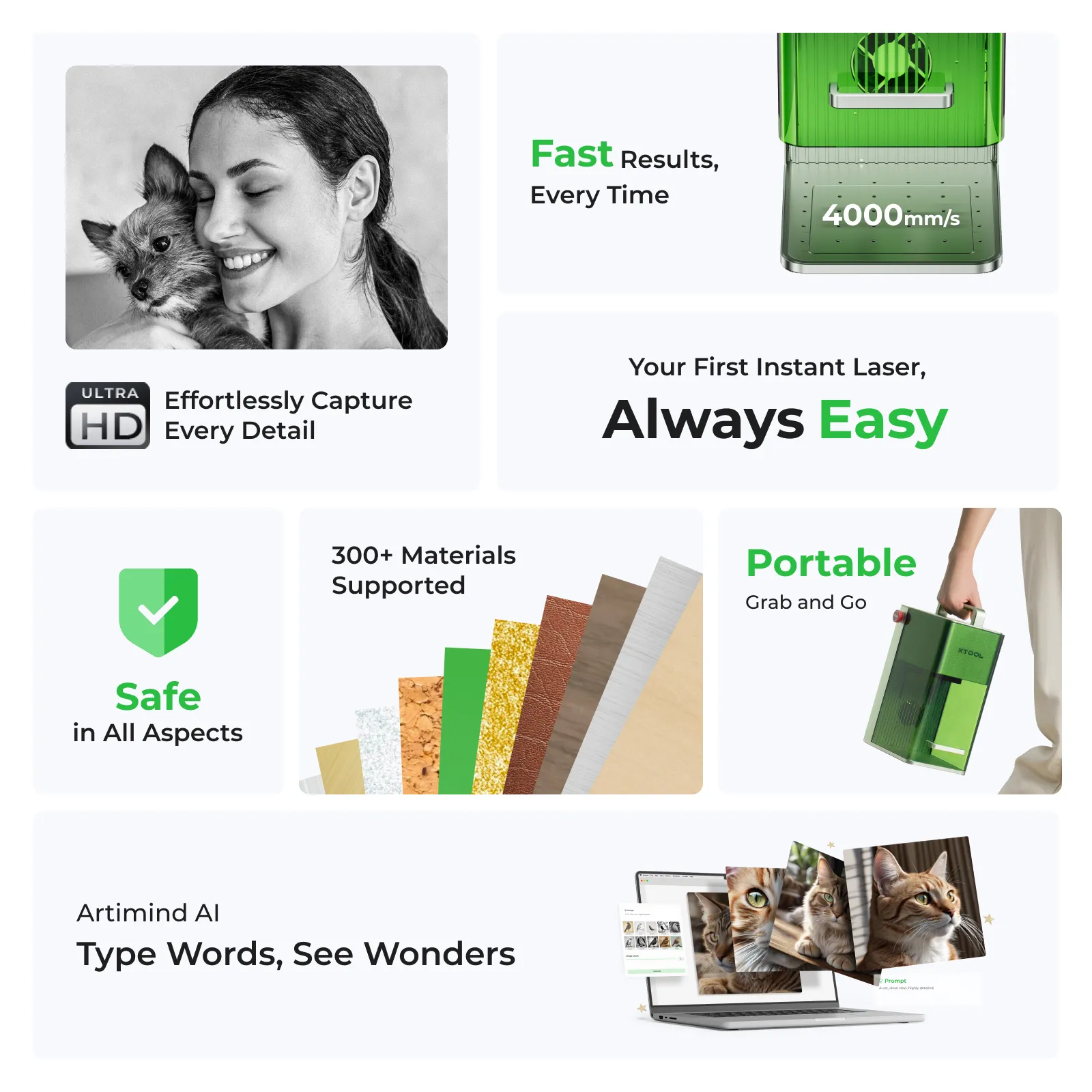 xTool F1 Fast and Portable Laser Engraver - Image 11