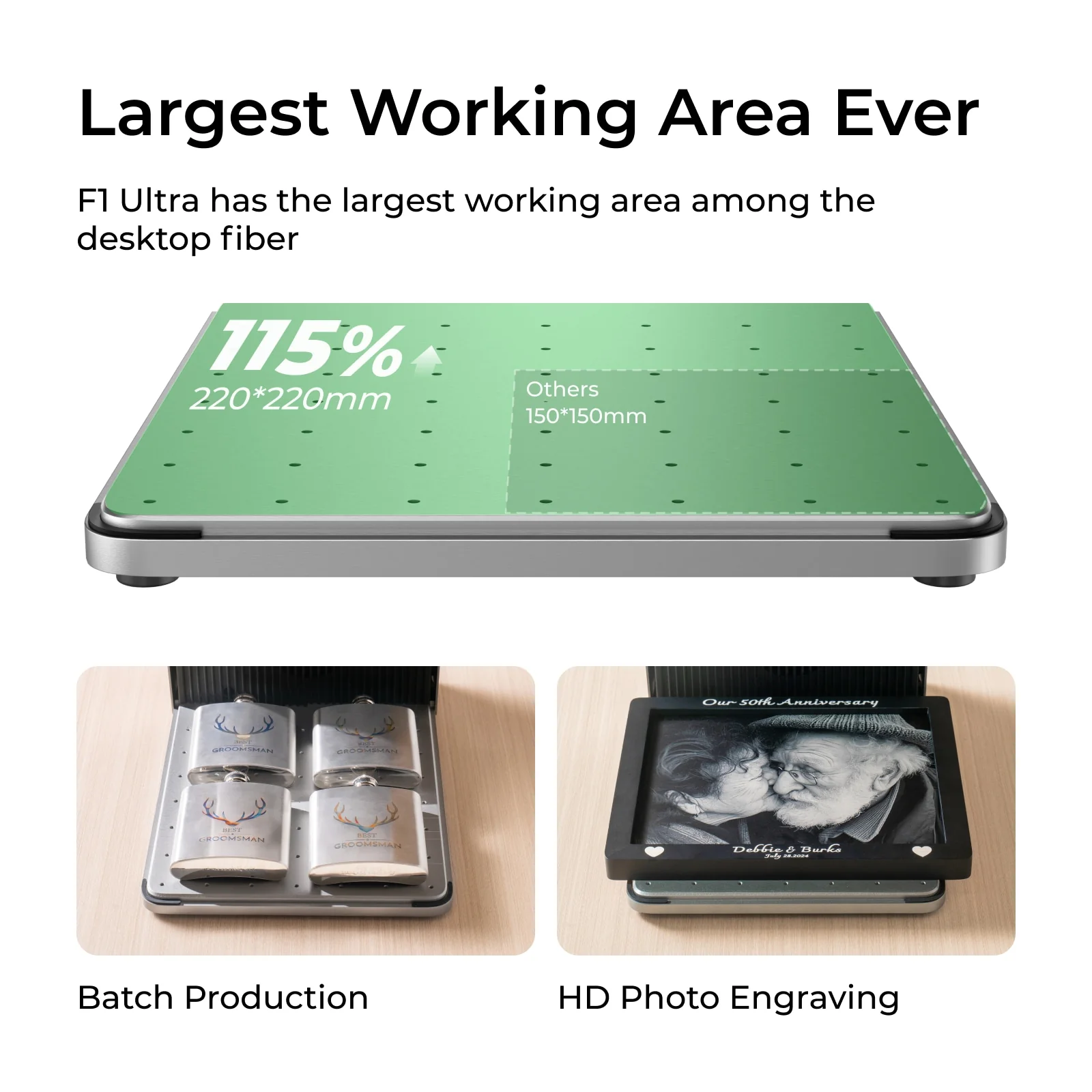 xTool F1 Ultra 20W Fiber & Diode Dual Laser Engraver - Image 9