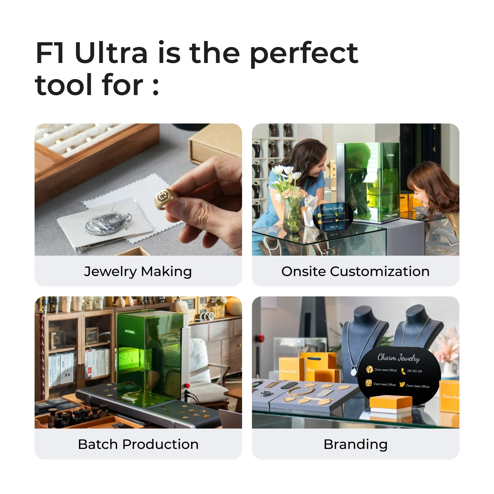 xTool F1 Ultra 20W Fiber & Diode Dual Laser Engraver for Education - Image 8